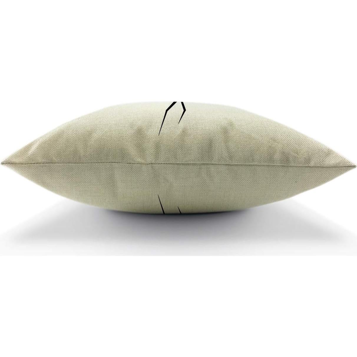 Funda de Almohada Decorativa HGOD DESIGNS 45x45cm Algodón Lino