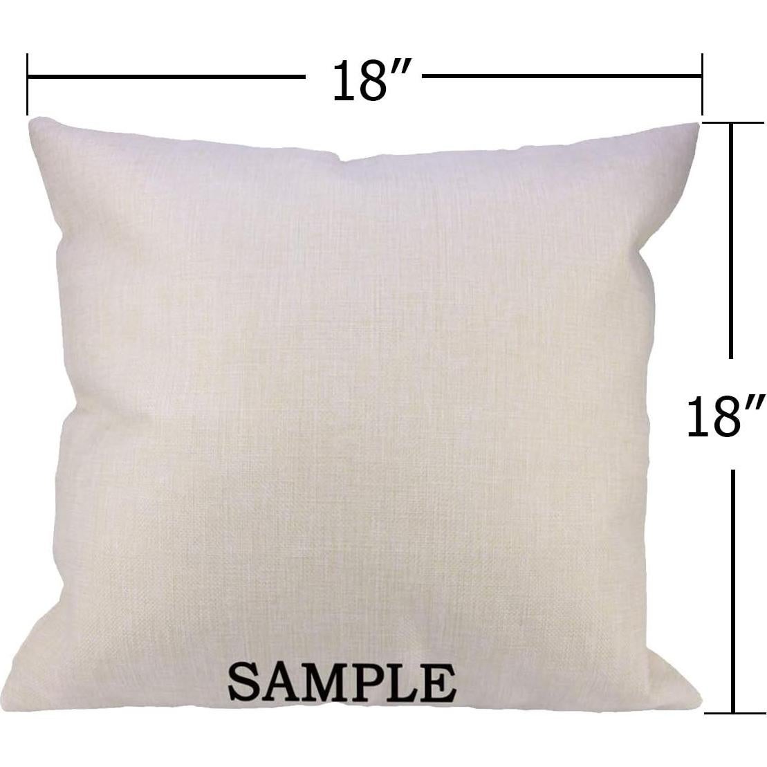 Funda de Almohada Decorativa HGOD DESIGNS 45x45cm Algodón Lino