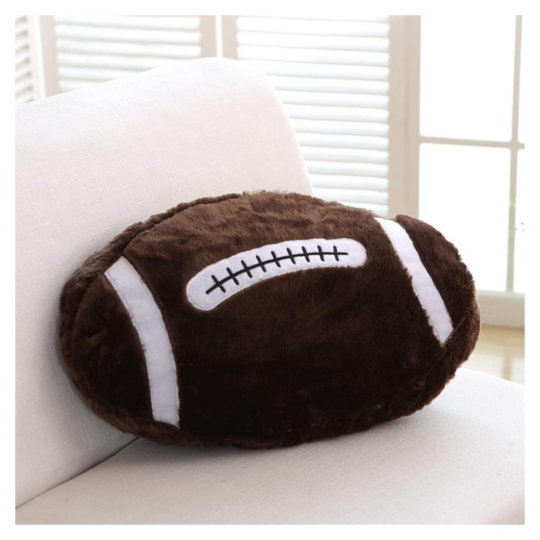 Almohada de Rugby de Peluche XIZHI 55x35 cm Suave y Duradera