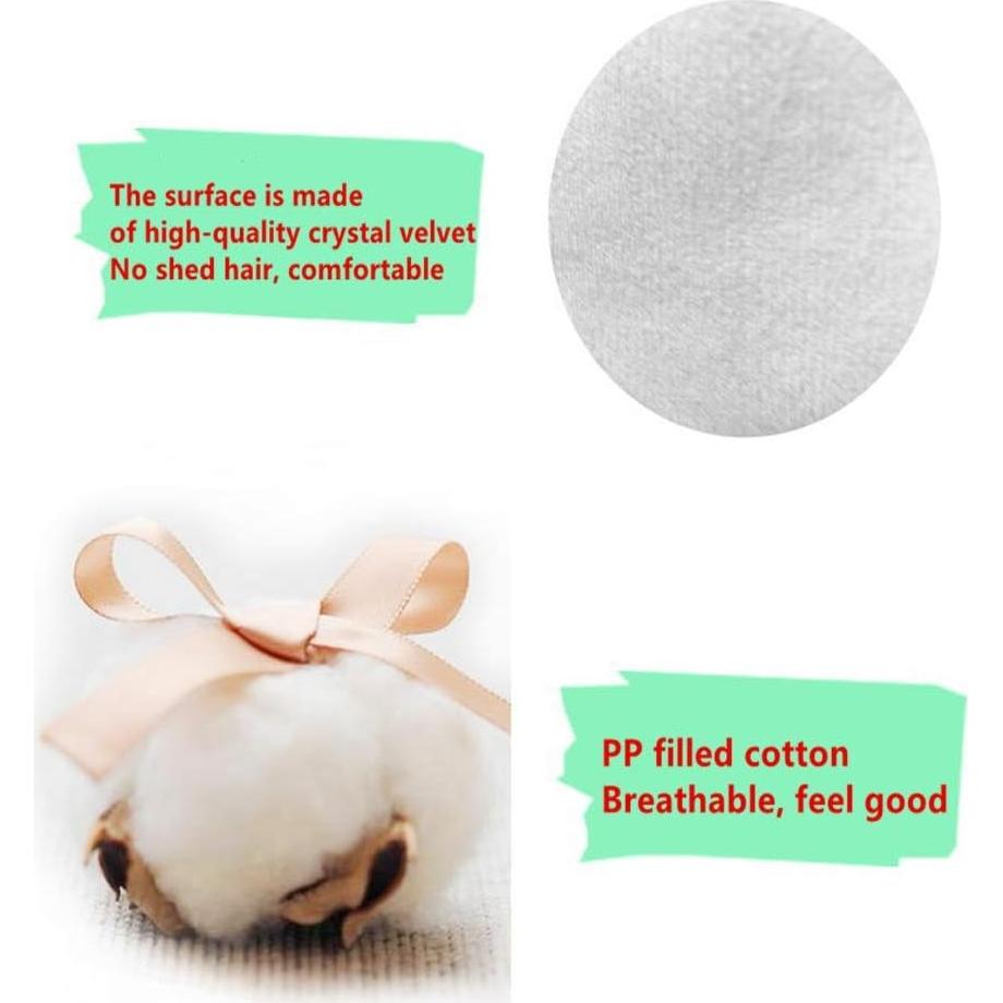 Almohada de Rugby de Peluche XIZHI 55x35 cm Suave y Duradera