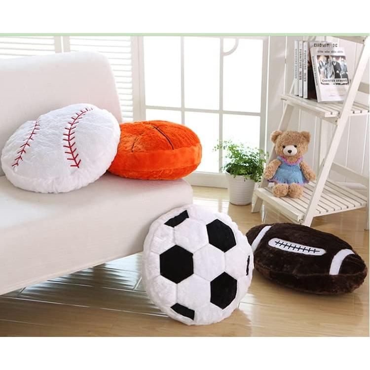 Almohada de Rugby de Peluche XIZHI 55x35 cm Suave y Duradera