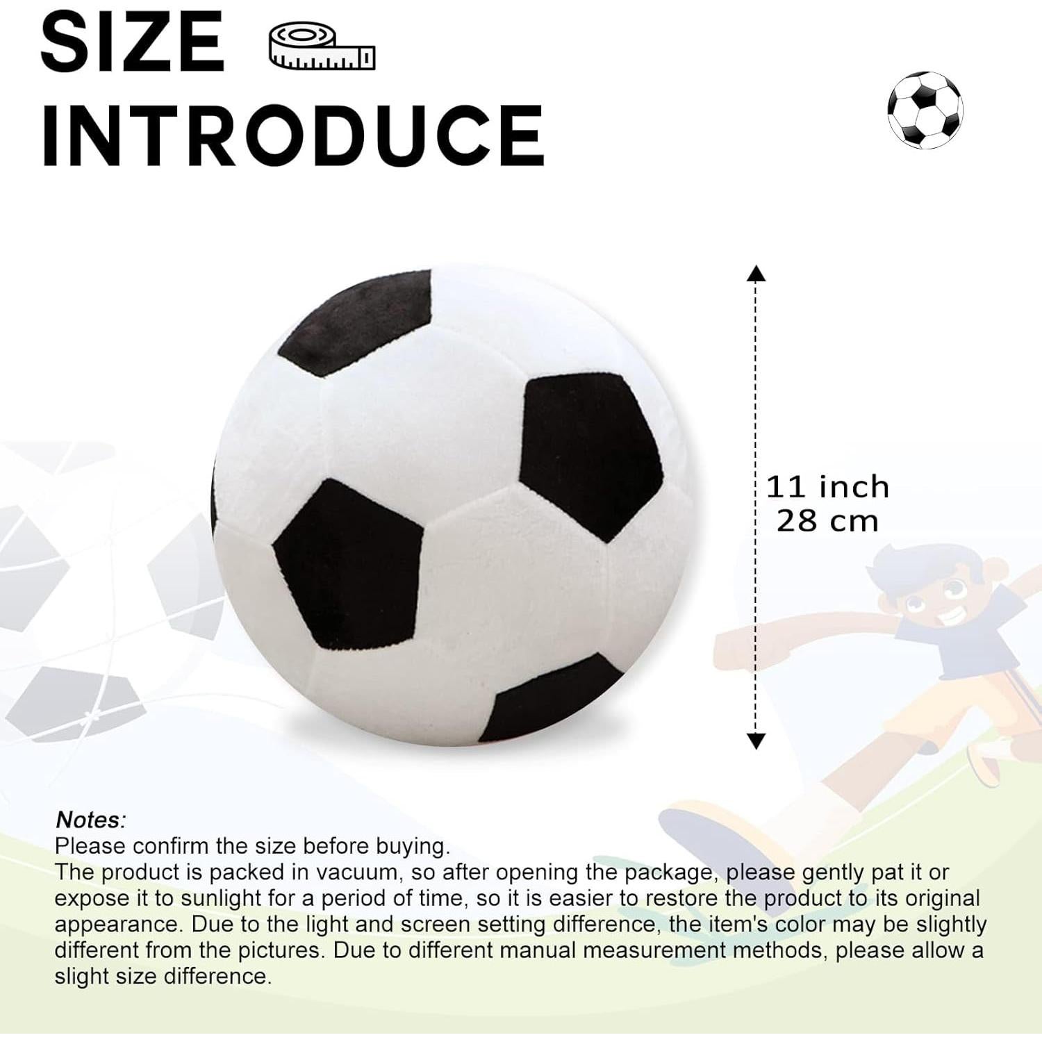 Almohada de Pelota de Fútbol de Peluche CHELEI2019 28cm