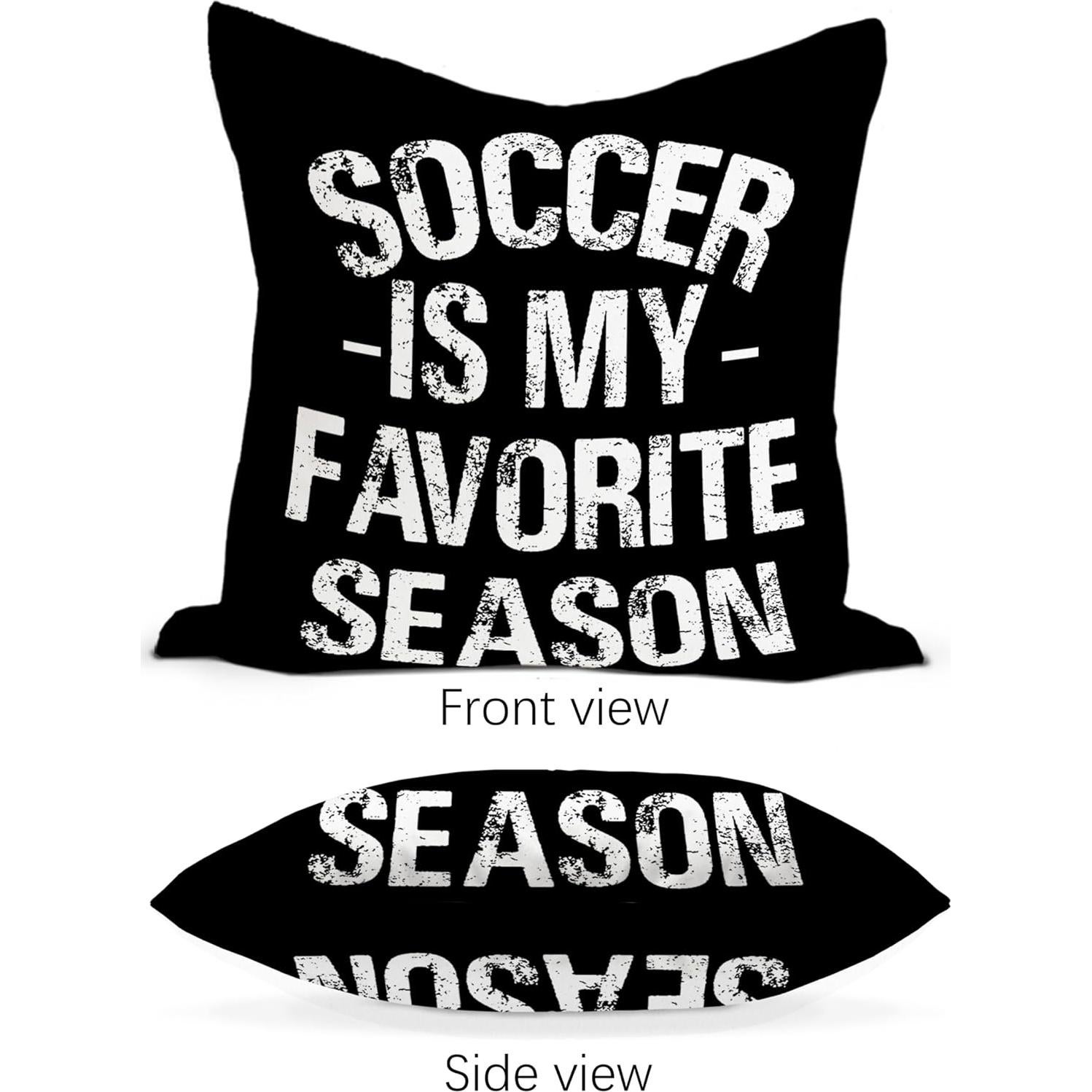 Fundas de Cojín Decorativas Rusenbao 45x45 cm Fútbol