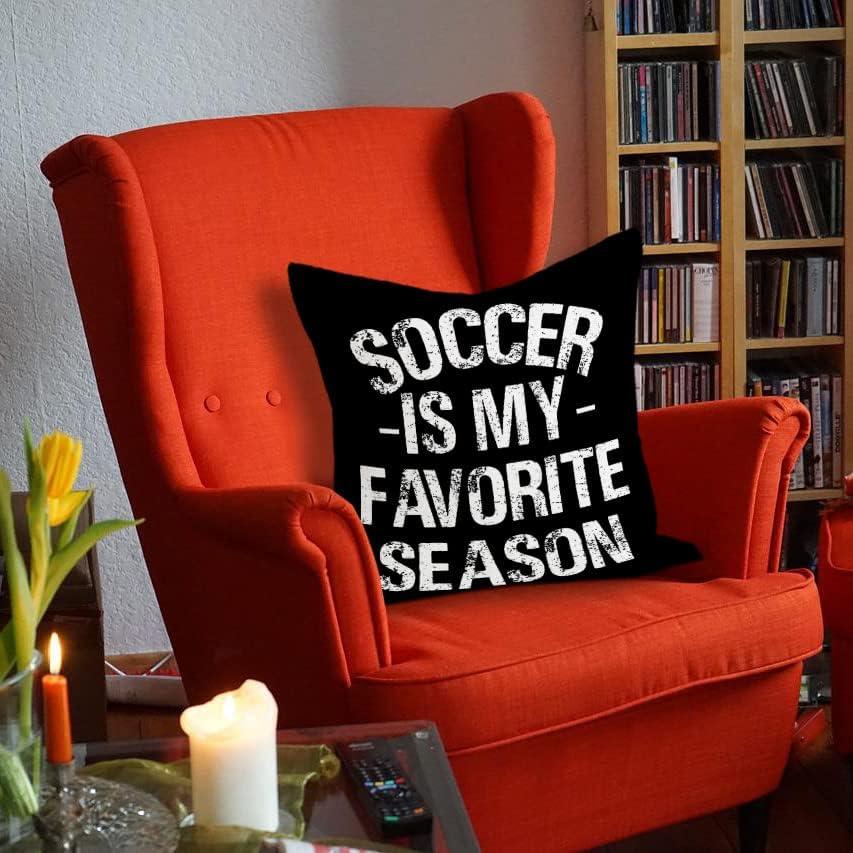 Fundas de Cojín Decorativas Rusenbao 45x45 cm Fútbol