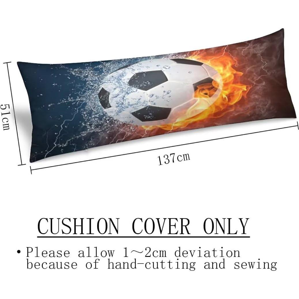 Funda de Almohada de Cuerpo KENADVI 20x54" Deportivo Fútbol