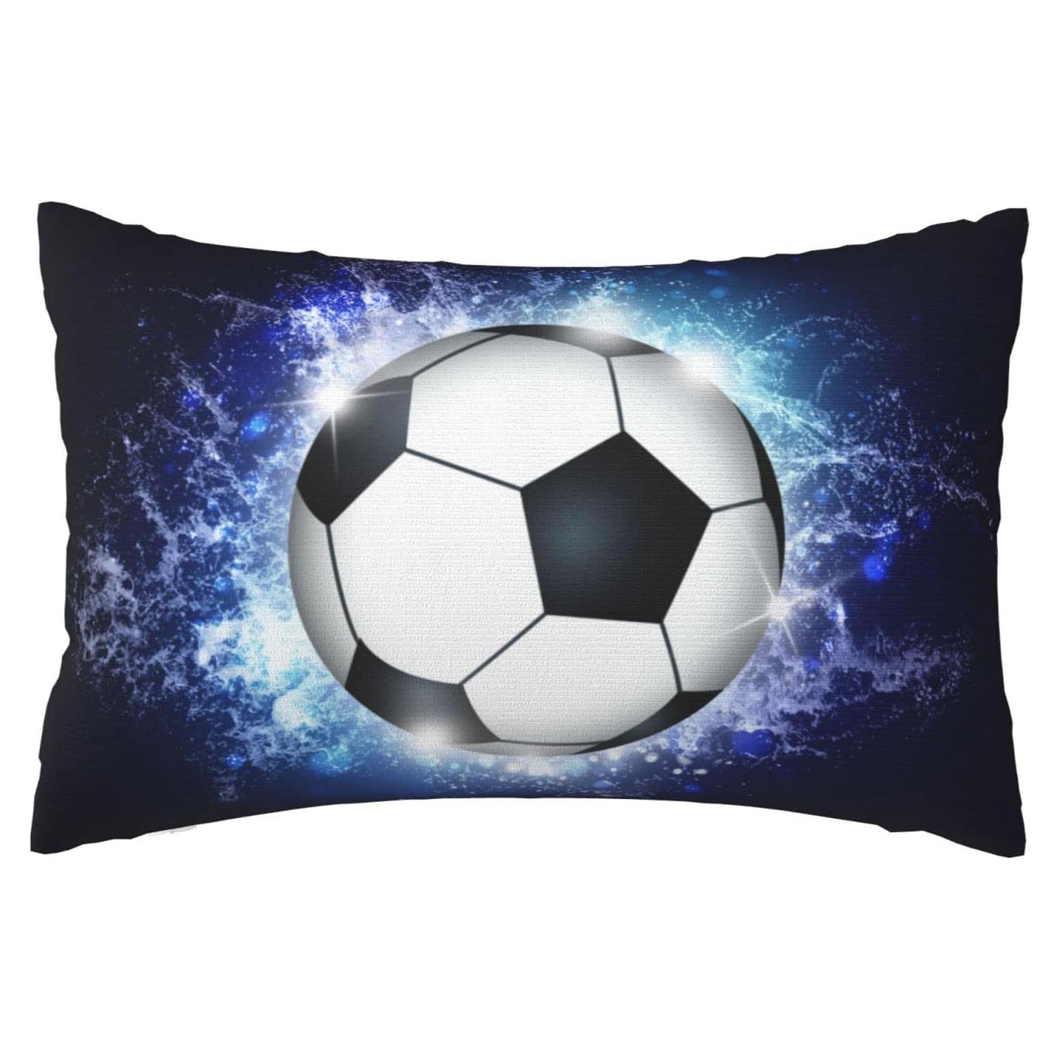 Funda de Cojín Deportivo SNAPMADE 76x50 cm Pelota de Fútbol