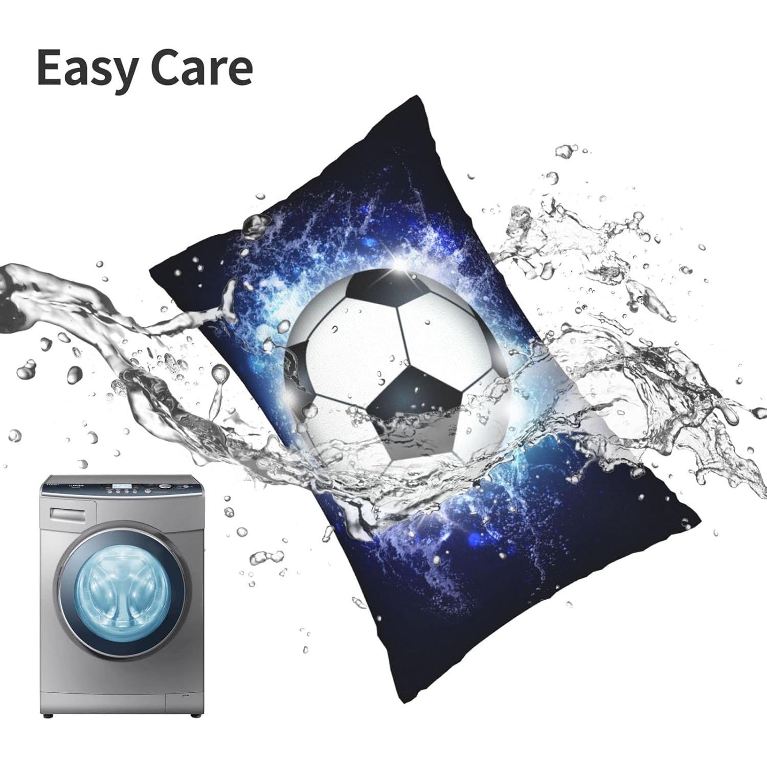 Funda de Cojín Deportivo SNAPMADE 76x50 cm Pelota de Fútbol