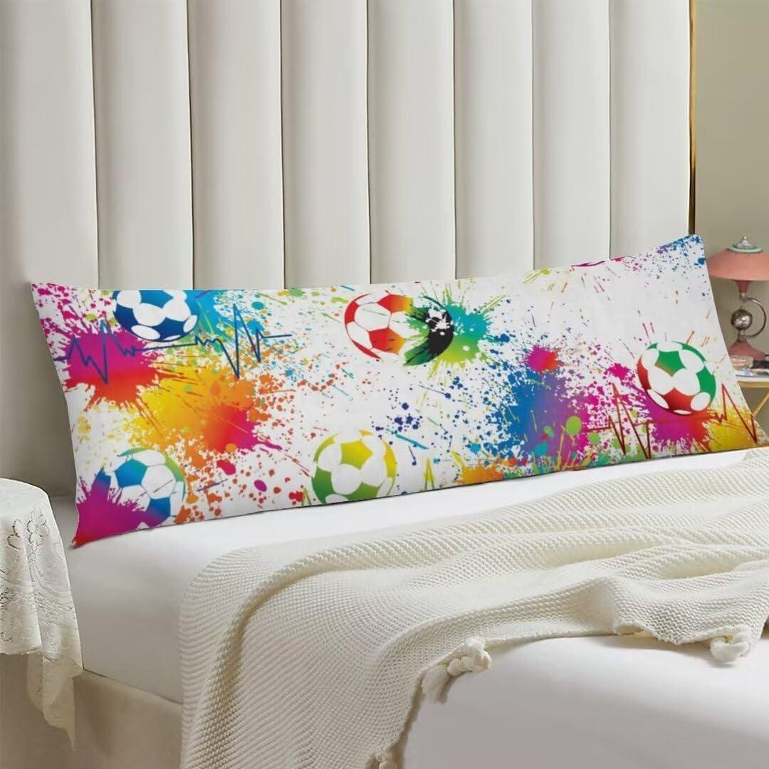 Funda de Almohada de Cuerpo TOKILIAR 20x54" Balón de Fútbol