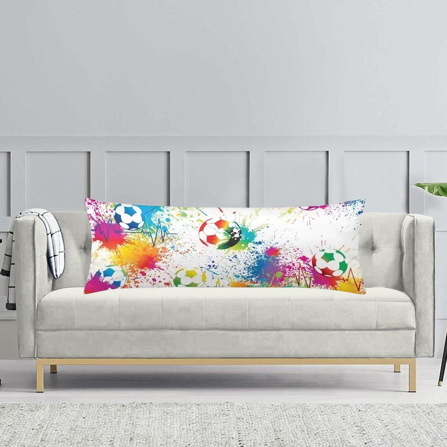 Funda de Almohada de Cuerpo TOKILIAR 20x54" Balón de Fútbol