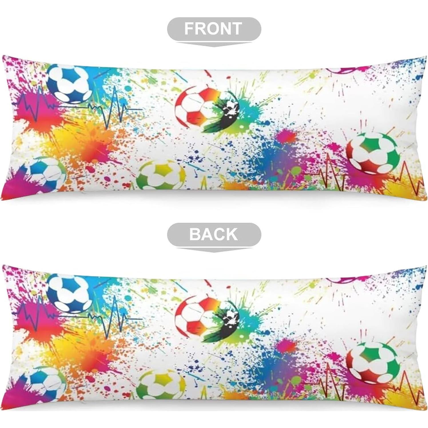 Funda de Almohada de Cuerpo TOKILIAR 20x54" Balón de Fútbol