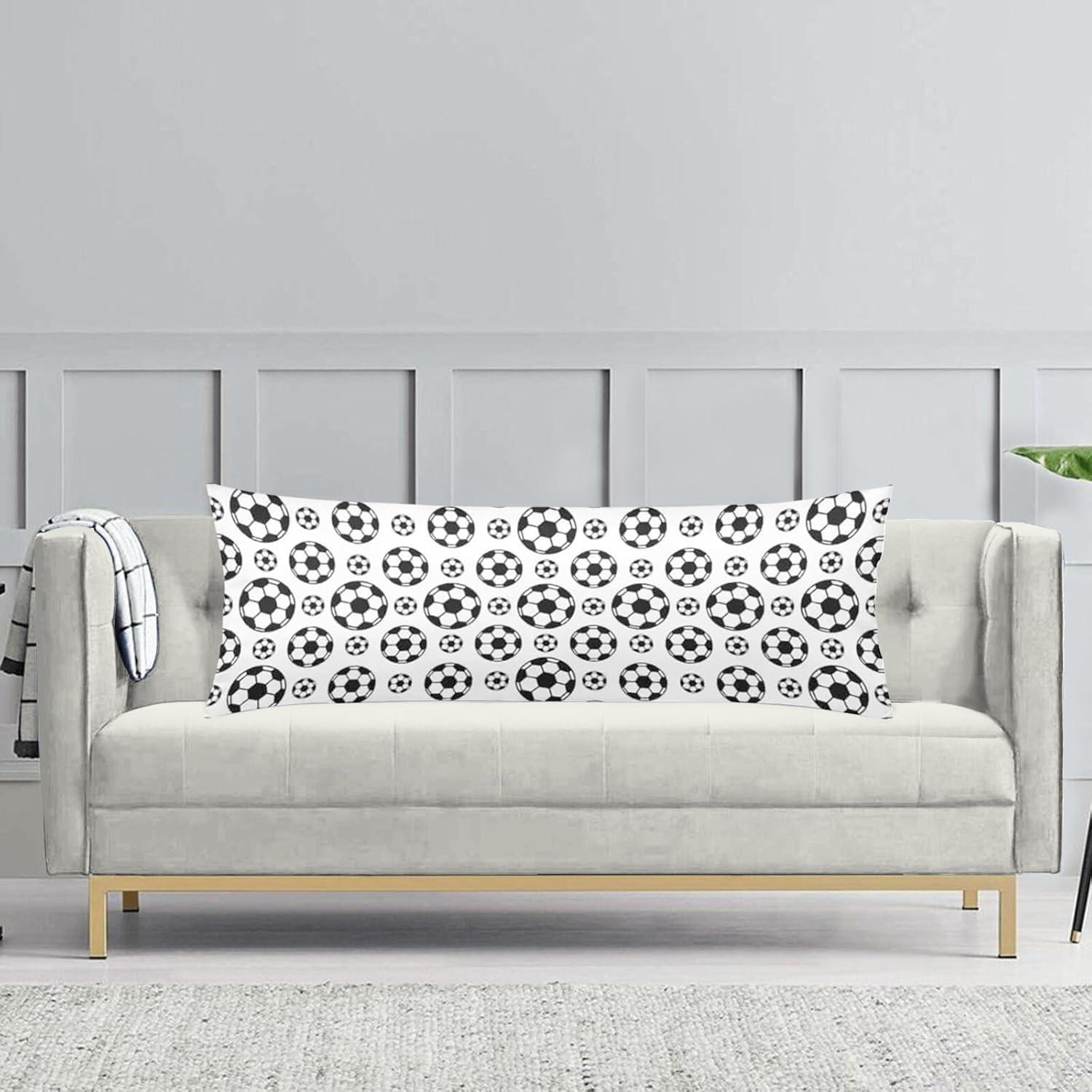 Funda de Almohada de Cuerpo TOKILIAR 51x137 cm Fútbol Decorativa