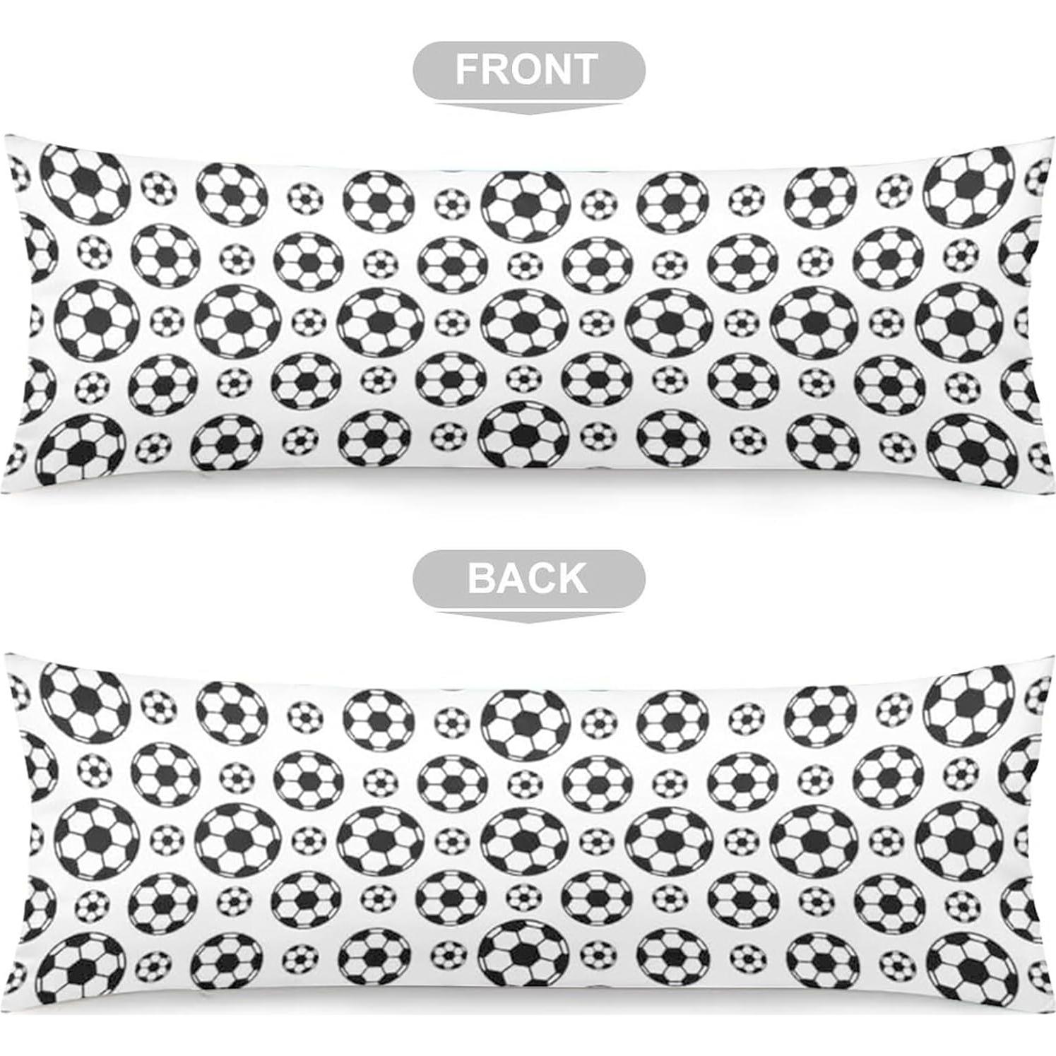 Funda de Almohada de Cuerpo TOKILIAR 51x137 cm Fútbol Decorativa