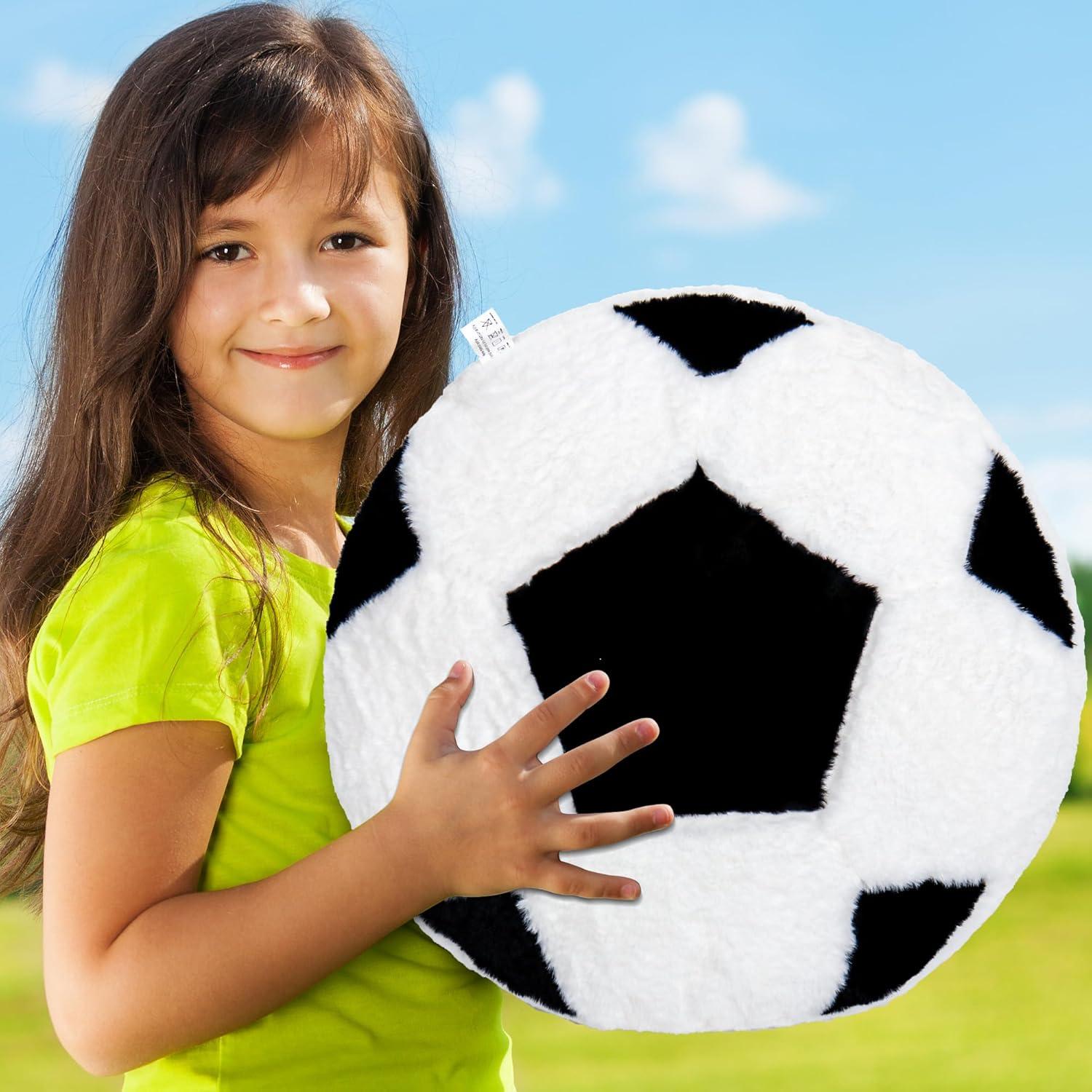 Almohada de Peluche Wepop Fútbol 45.72cm Suave y Abrazable