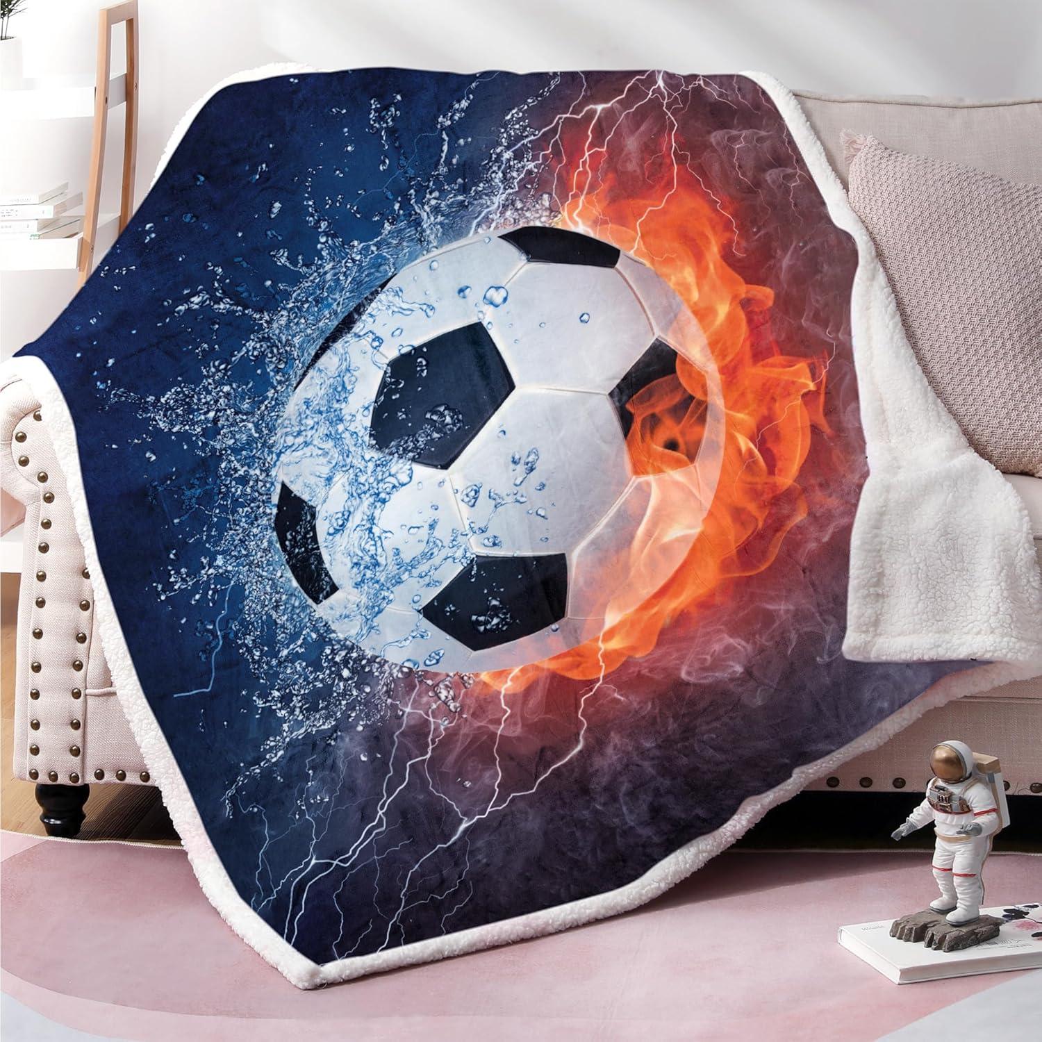 Manta de Fútbol Sviuse 127x152cm Suave y Cálida