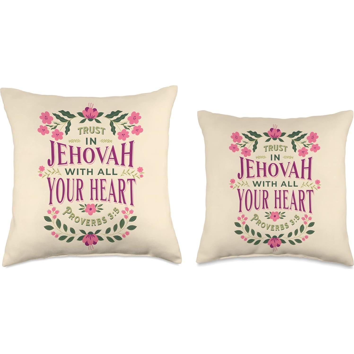 Almohada decorativa 40x40 cm Regalos Testigos de Jehová