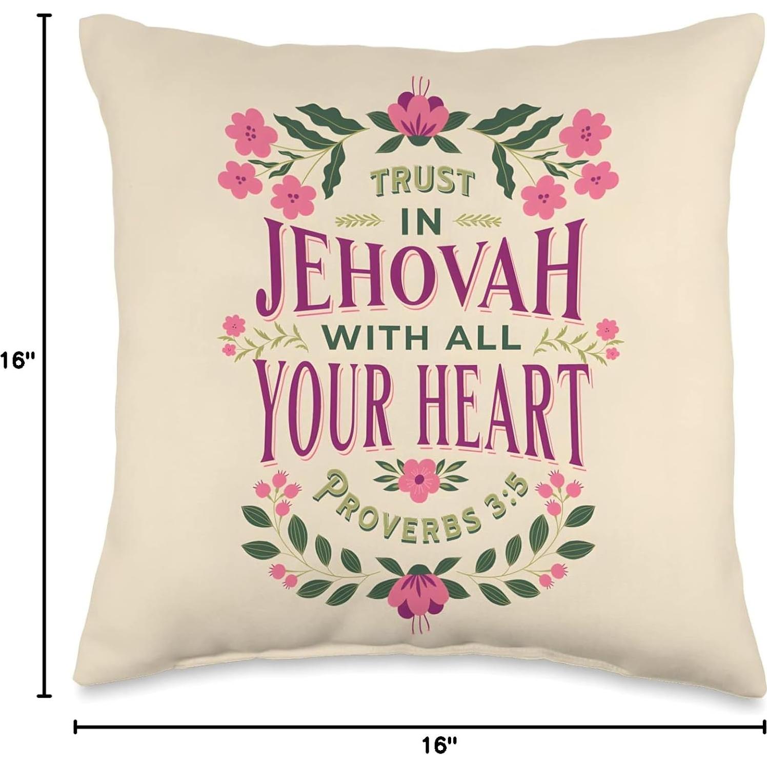 Almohada decorativa 40x40 cm Regalos Testigos de Jehová