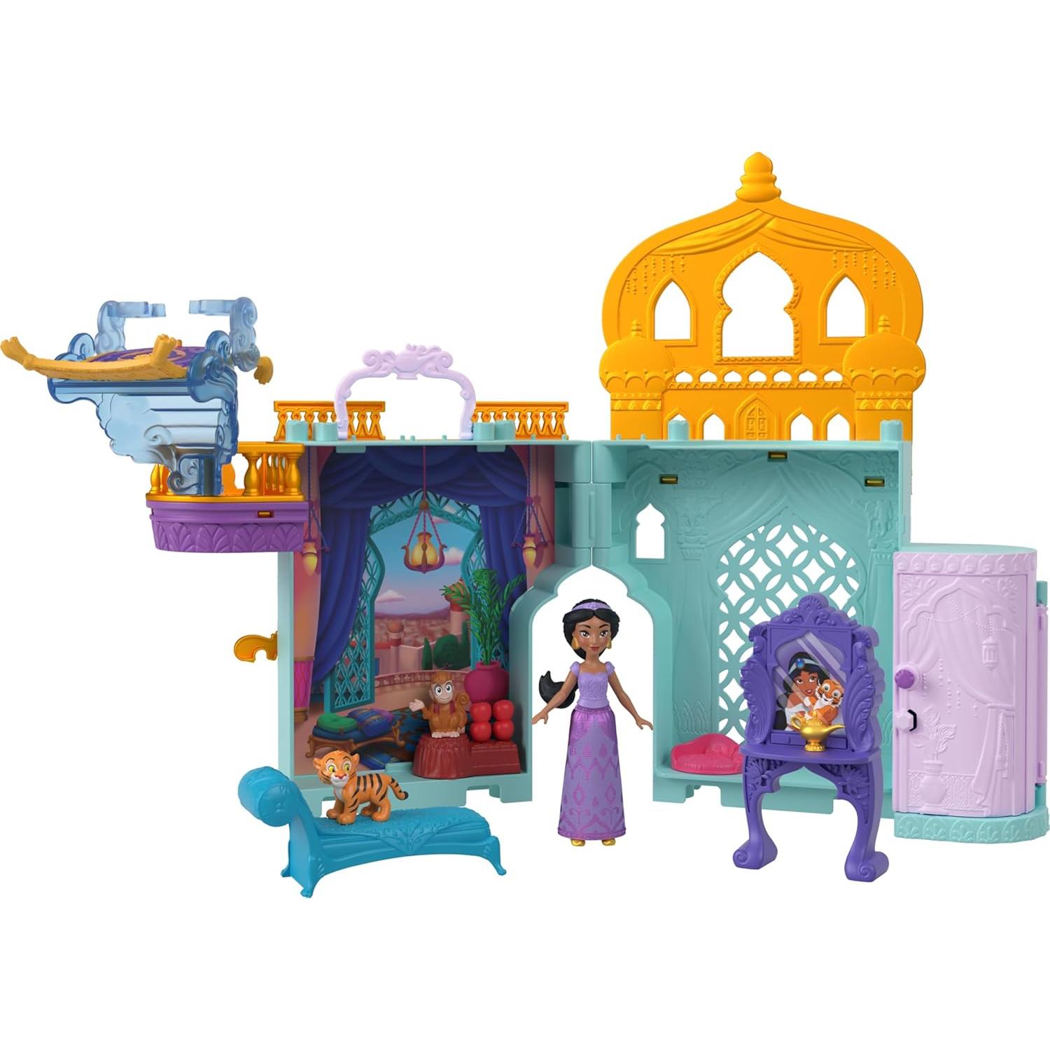 Casa de Muñecas Mattel Disney Aladino Jasmine 8 Piezas