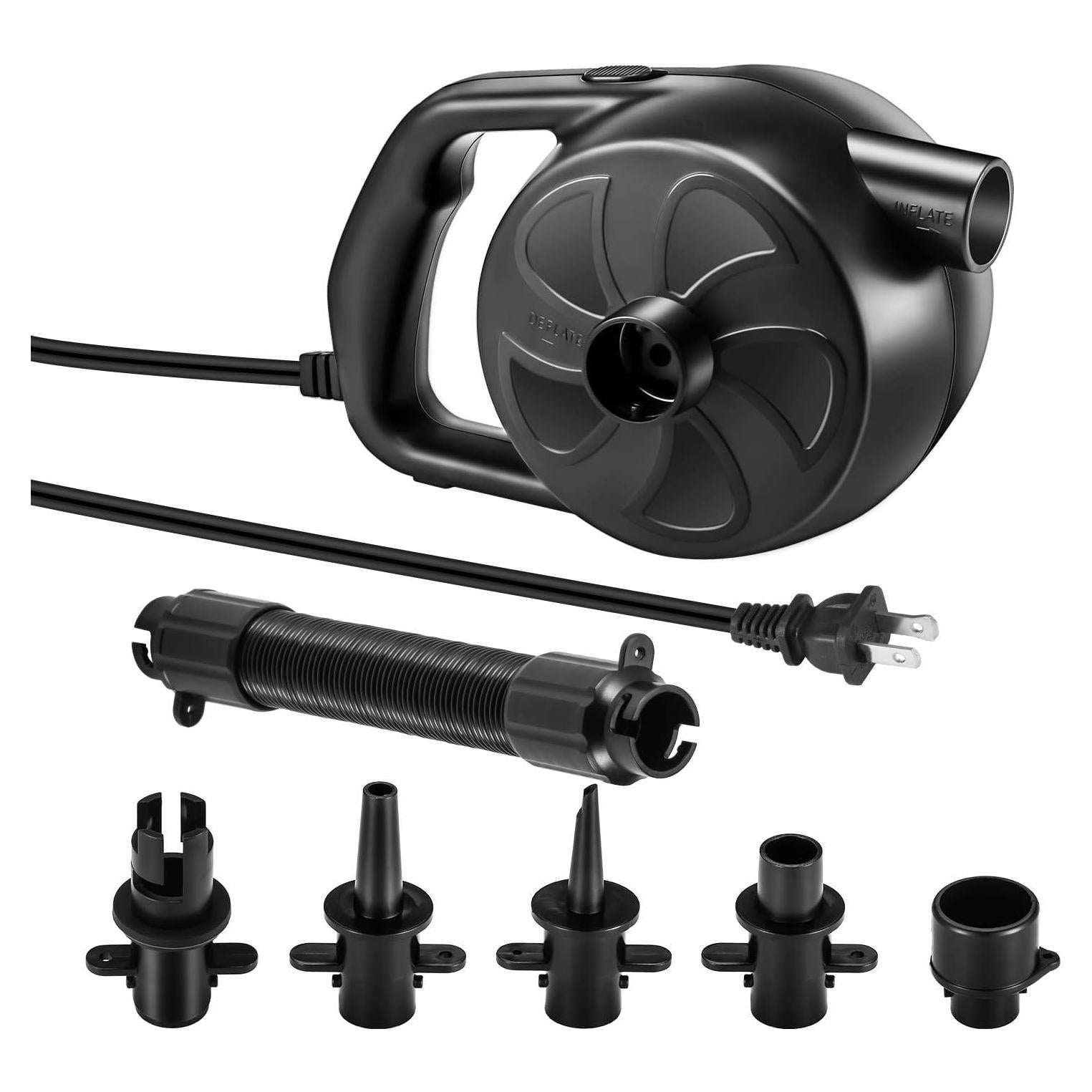 Bomba de Aire Eléctrica BUYMAX 300W Inflador y Desinflador