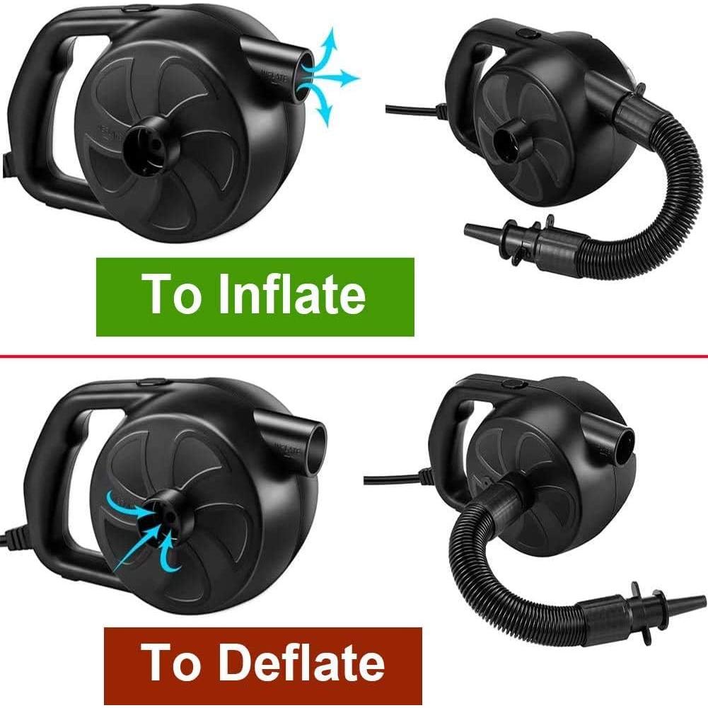 Bomba de Aire Eléctrica BUYMAX 300W Inflador y Desinflador