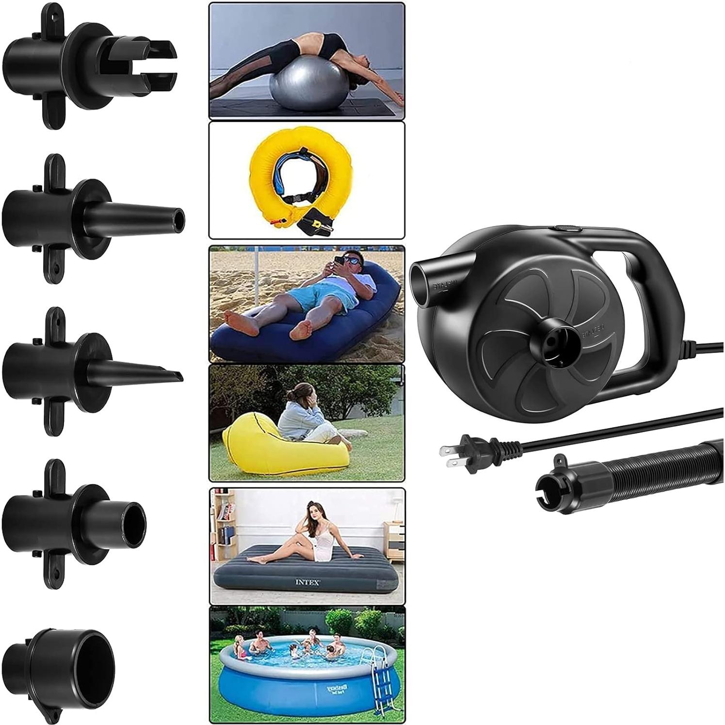 Bomba de Aire Eléctrica BUYMAX 300W Inflador y Desinflador