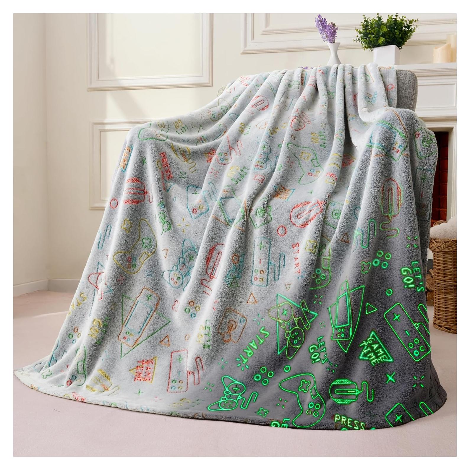 Manta Luminosa Joiedomi 127x152 cm Franela Suave Niños