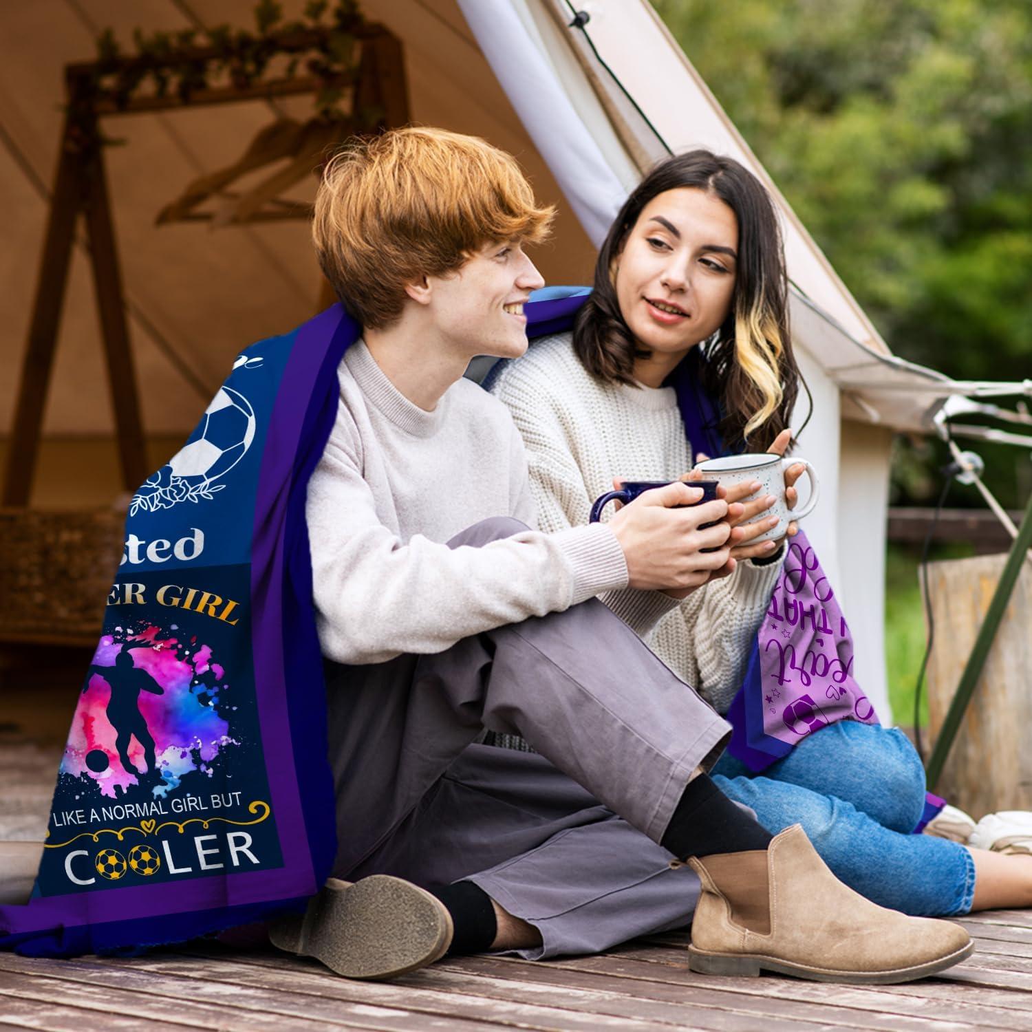 Manta de Fútbol Franela Wowpull 127x102 cm Cálida y Suave