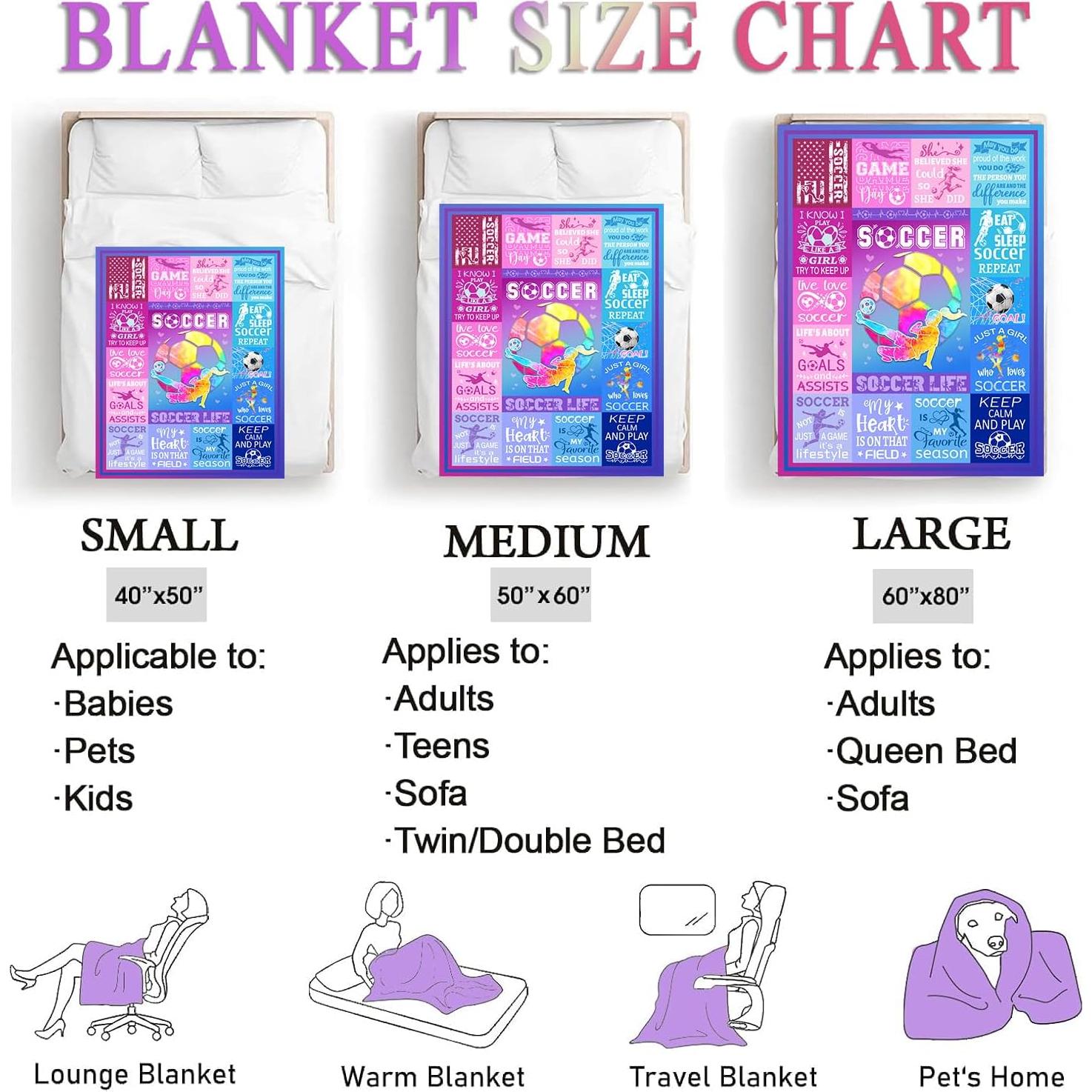 Manta de Fútbol Franela Zeenrtona 127x102cm Púrpura