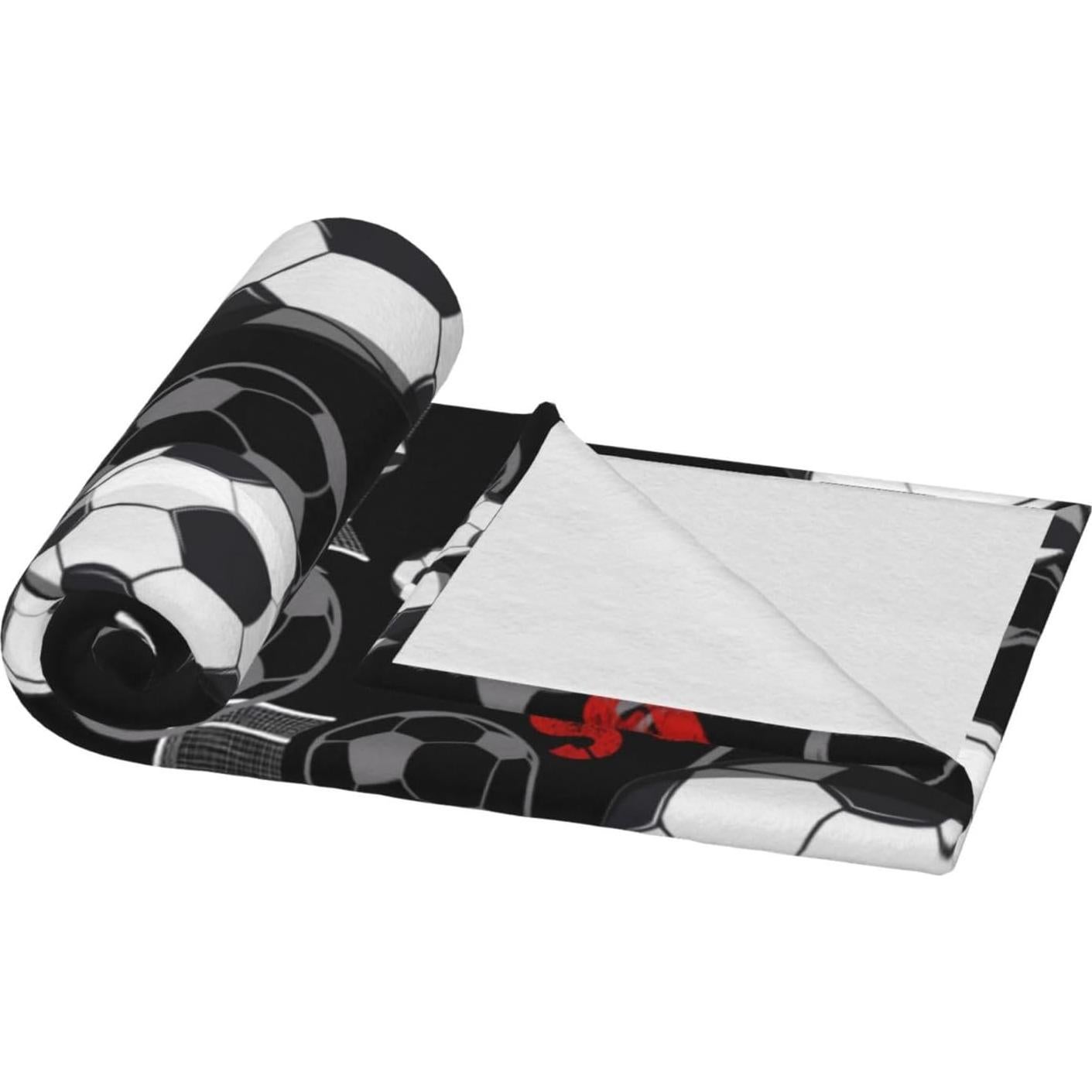 Manta de Fútbol VIMIE 152.4x127cm Suave para Niños