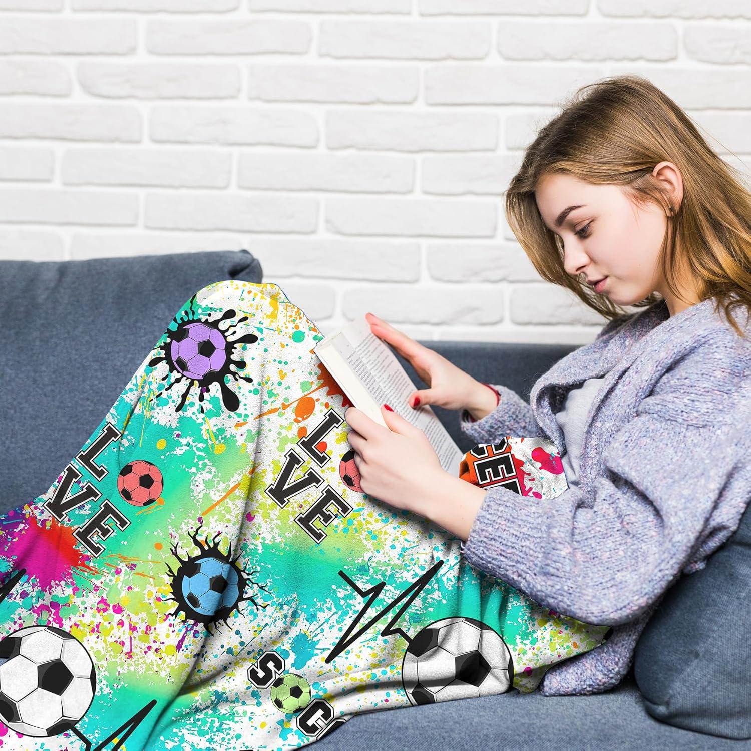 Manta de Fútbol WITRISE Ultra Suave 127x102 cm Franela