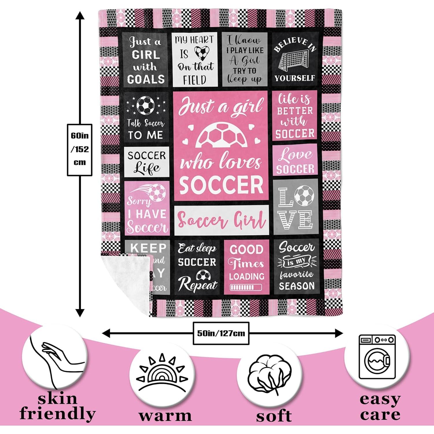 Manta de Fútbol Xutapy 152.4x127 cm para Amantes del Fútbol