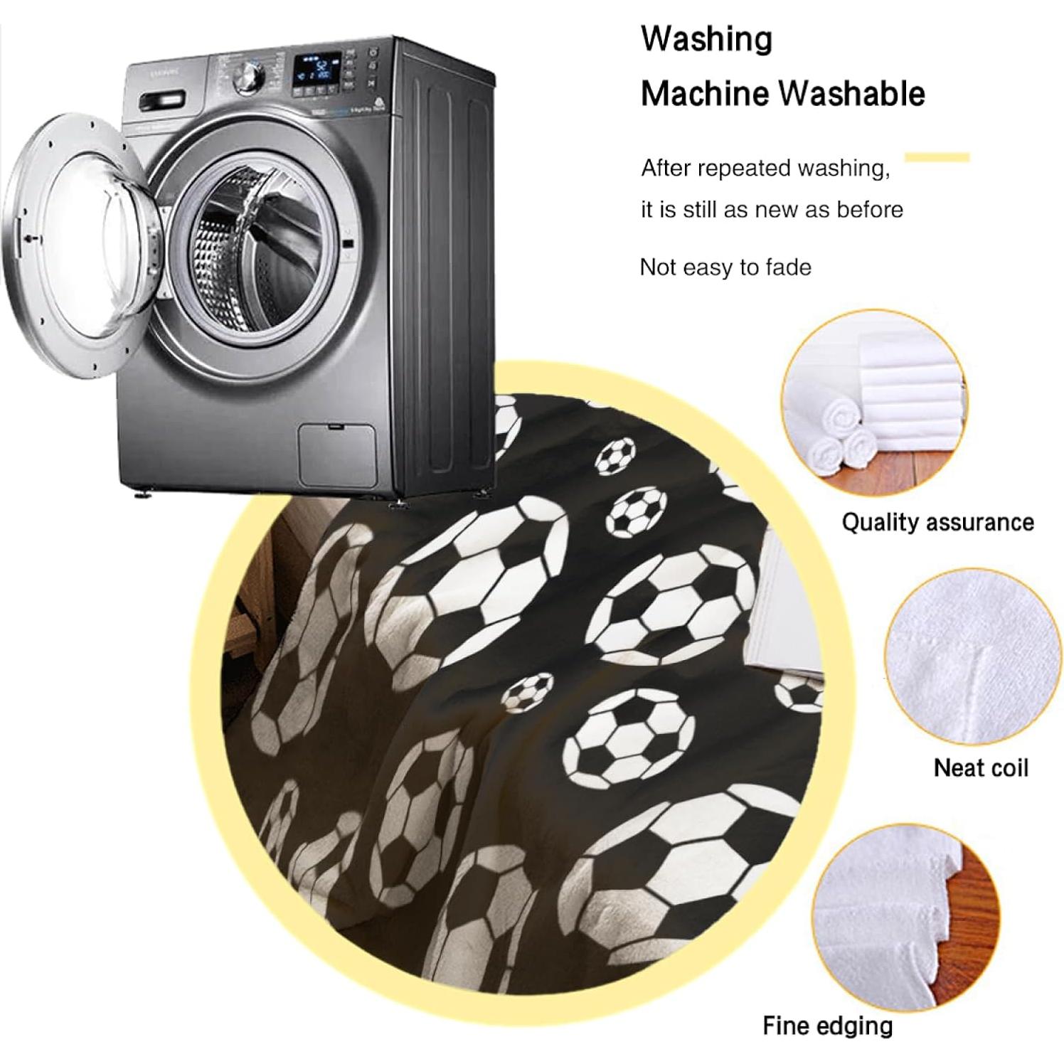 Manta de Fútbol Volissoz 127x102cm Suave y Cálida