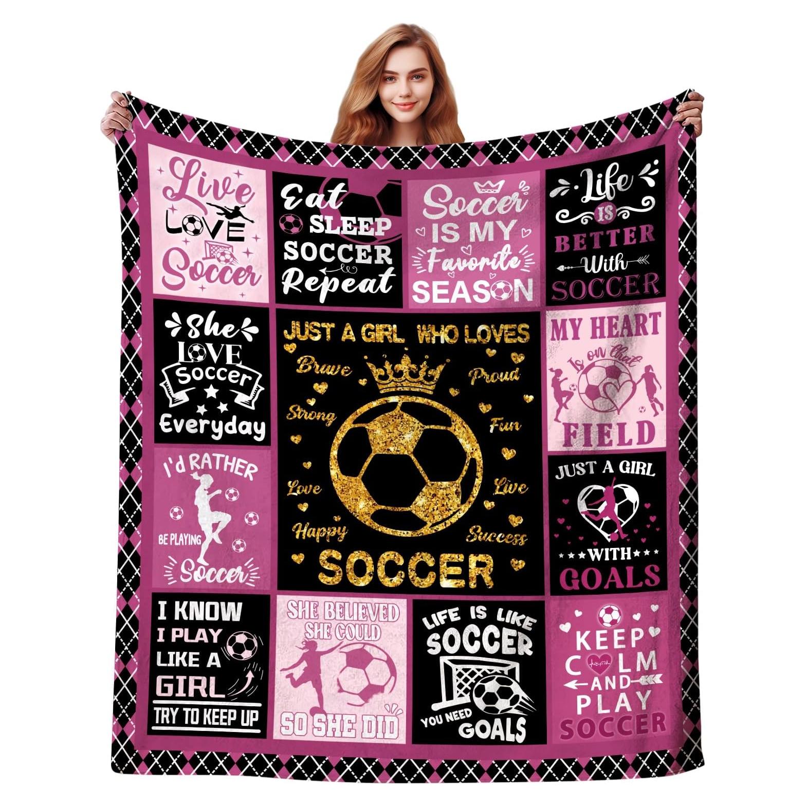 Manta de Fútbol DikiTeenz 127x102cm Franela Suave