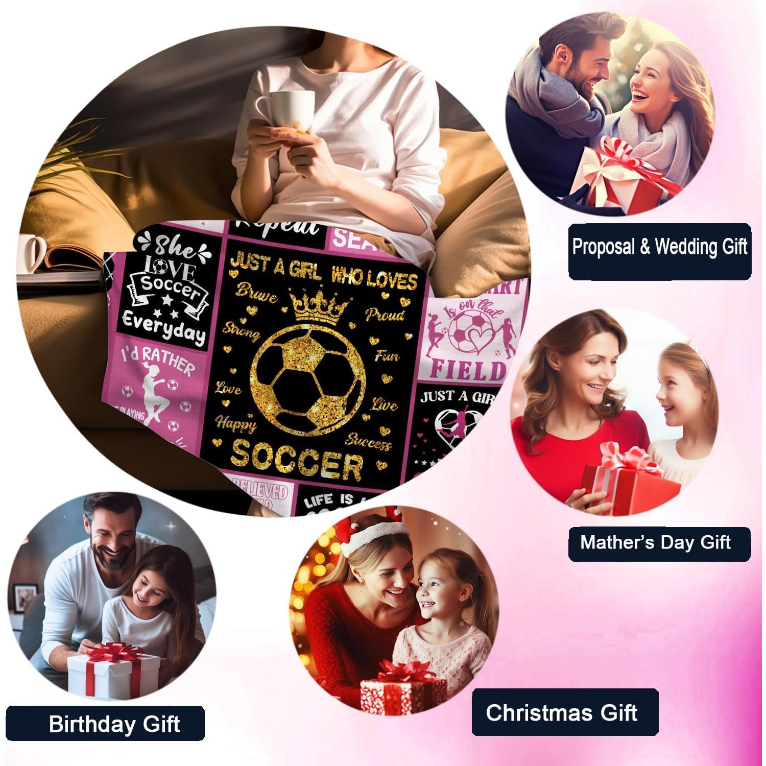 Manta de Fútbol DikiTeenz 127x102cm Franela Suave