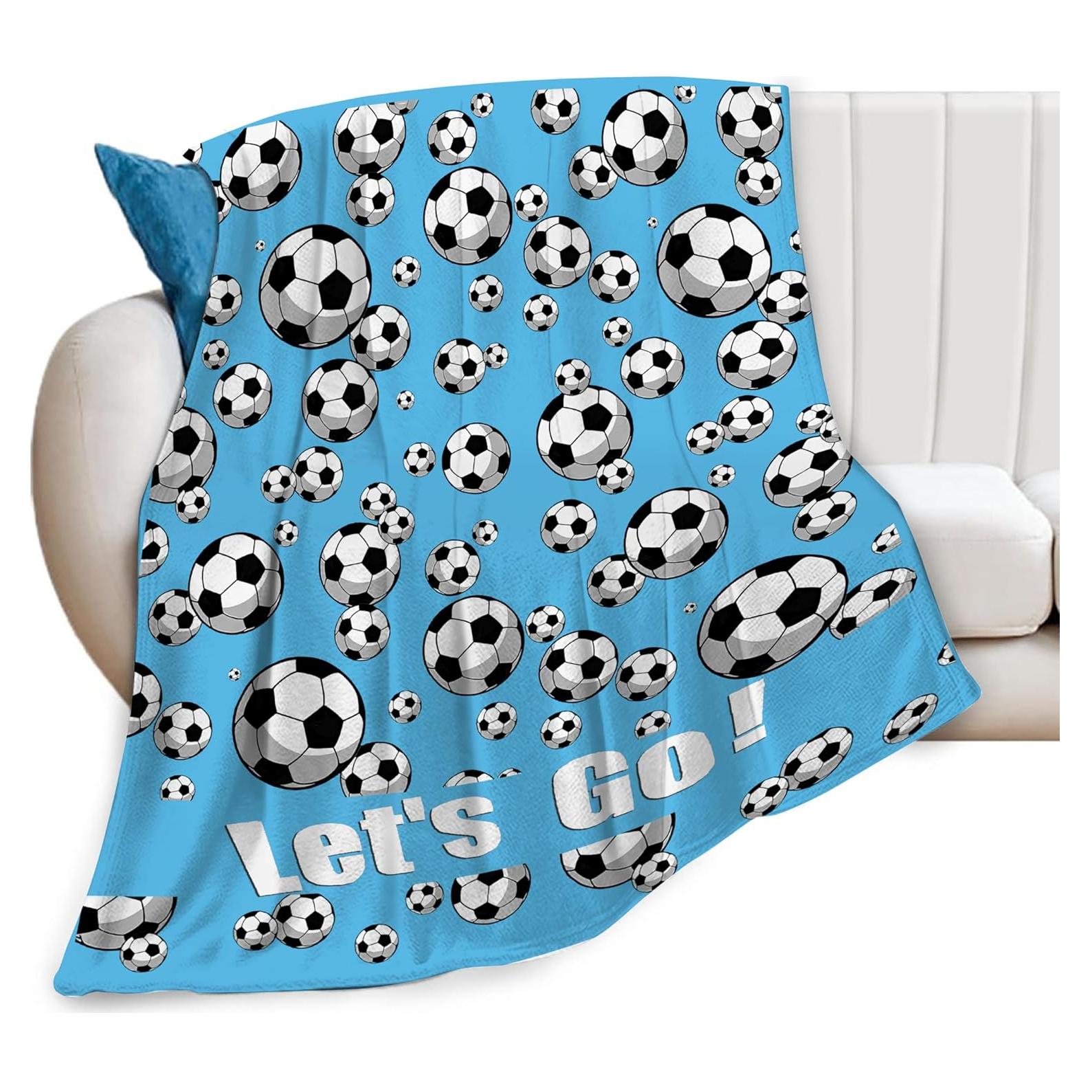 Manta de Fútbol Citari 100x125cm Franela Suave y Ligera