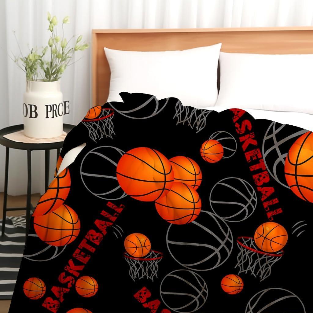 Manta de Baloncesto EYENORA 127x102 cm Franela Ligera