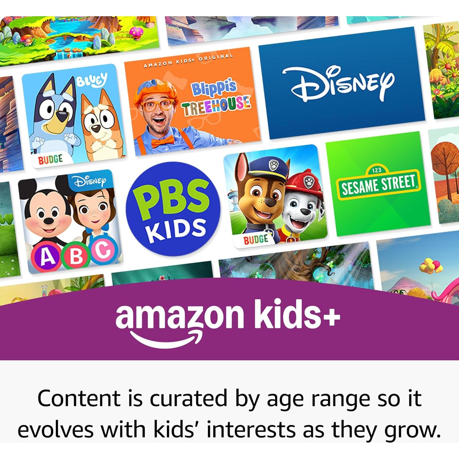 Tableta Amazon Fire HD 8 Kids 32GB Uva 2024 con controles parentales