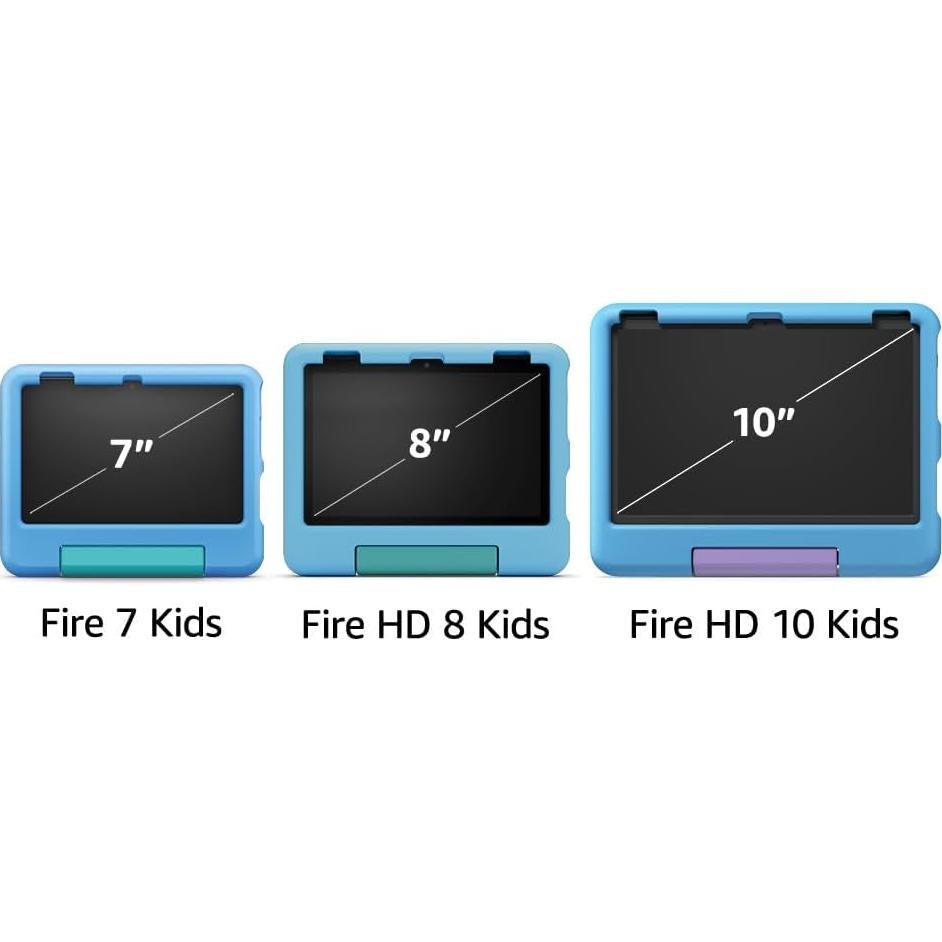 Tableta Amazon Fire HD 8 Kids 32GB Uva 2024 con controles parentales