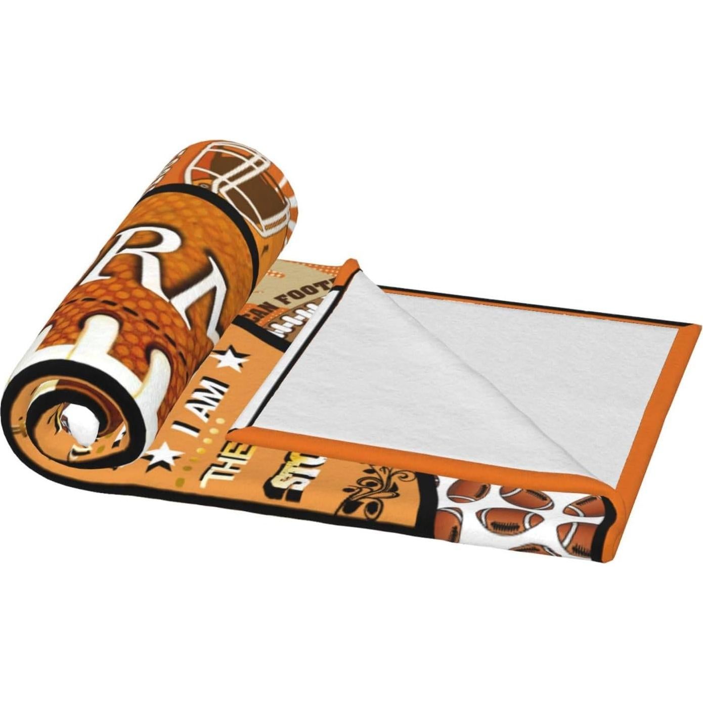 Manta de Fútbol TUIEOMSE 152x127cm Suave de Franela