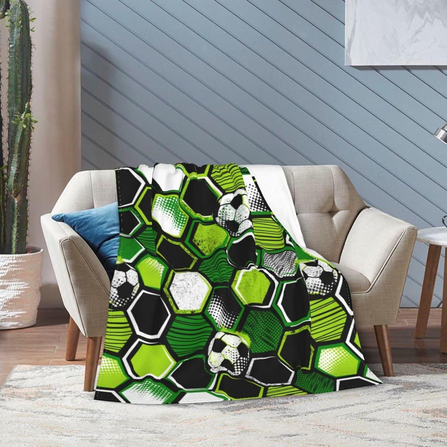 Manta de Lanzamiento Perinsto Forro Polar 127x102cm Fútbol