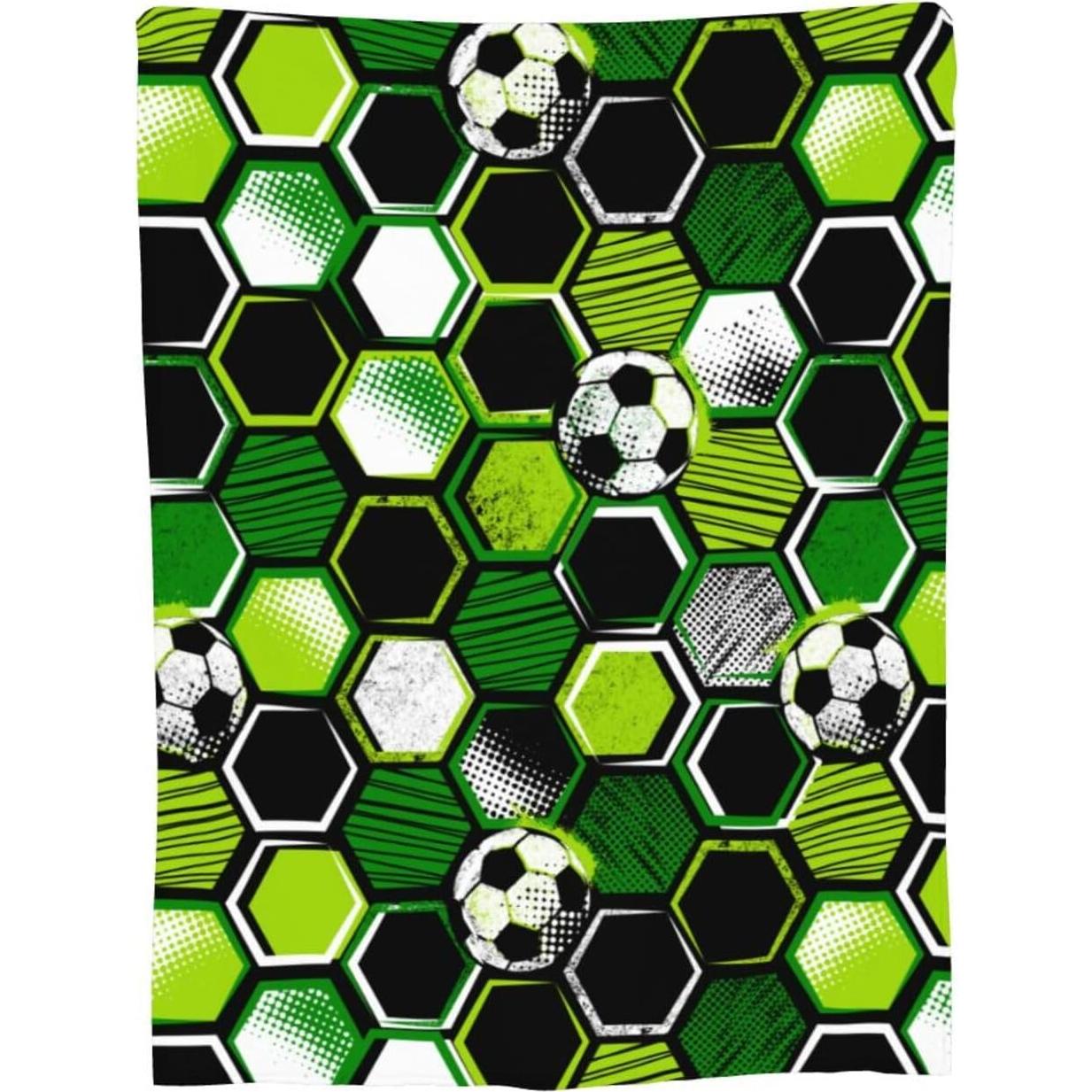 Manta de Lanzamiento Perinsto Forro Polar 127x102cm Fútbol
