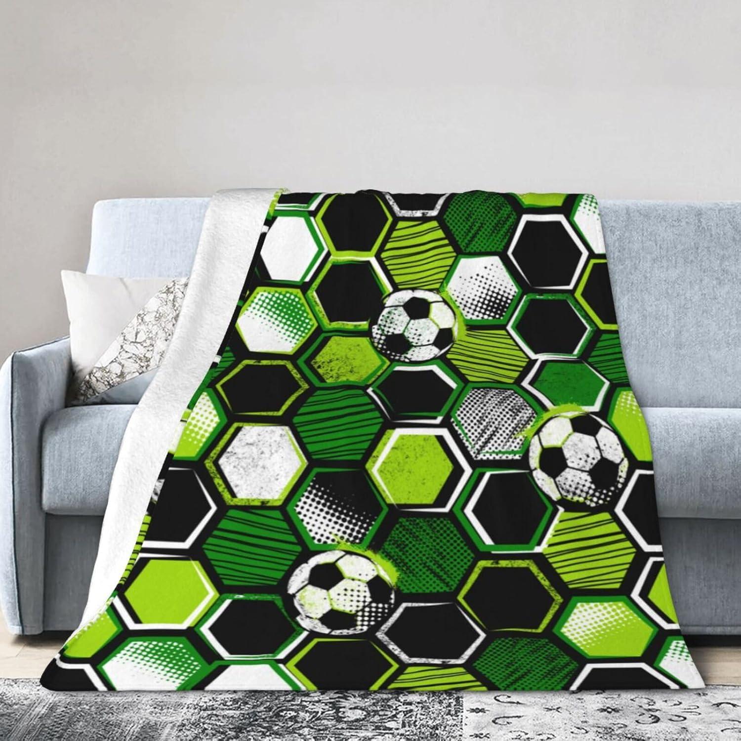 Manta de Lanzamiento Perinsto Forro Polar 127x102cm Fútbol