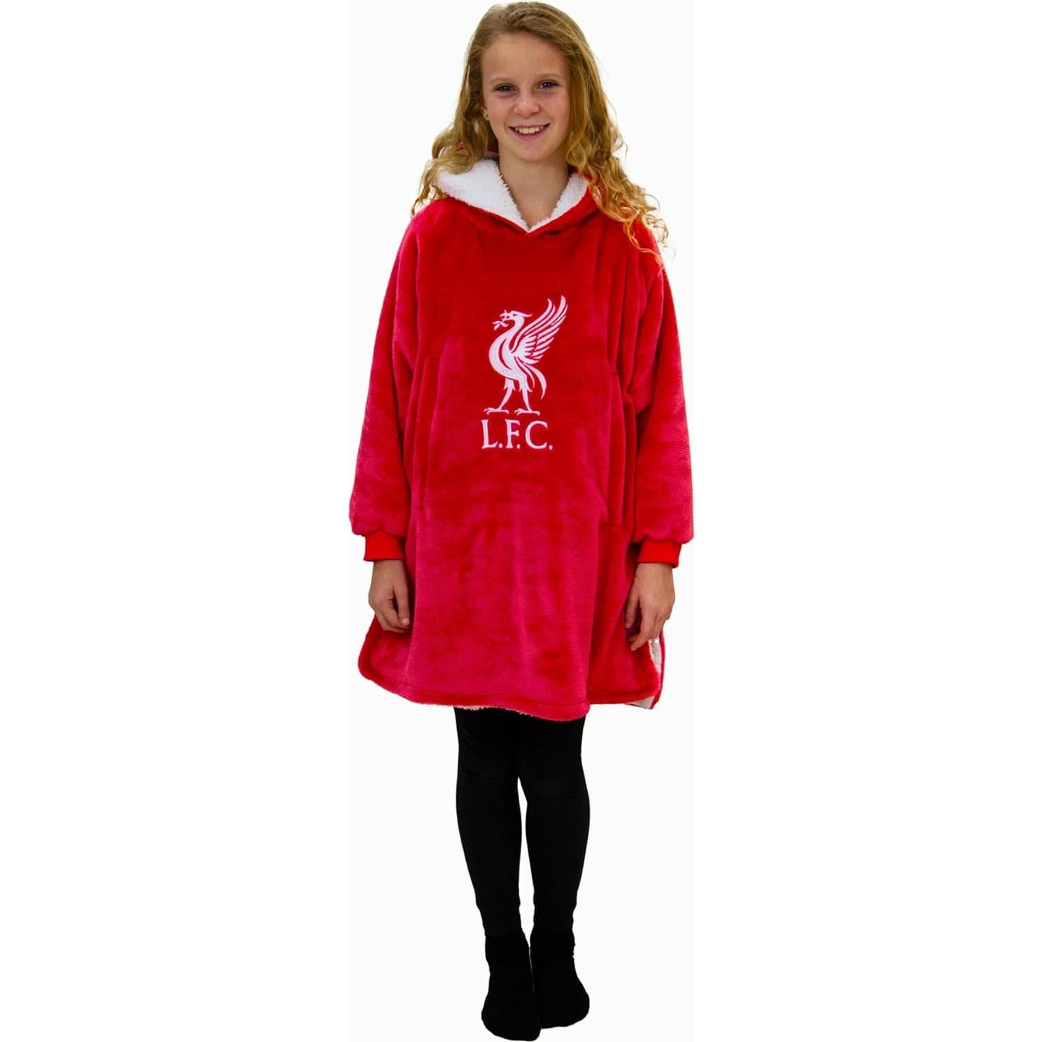 Hugzee Ropa con Capucha Liverpool FC Premium Forrada Sherpa