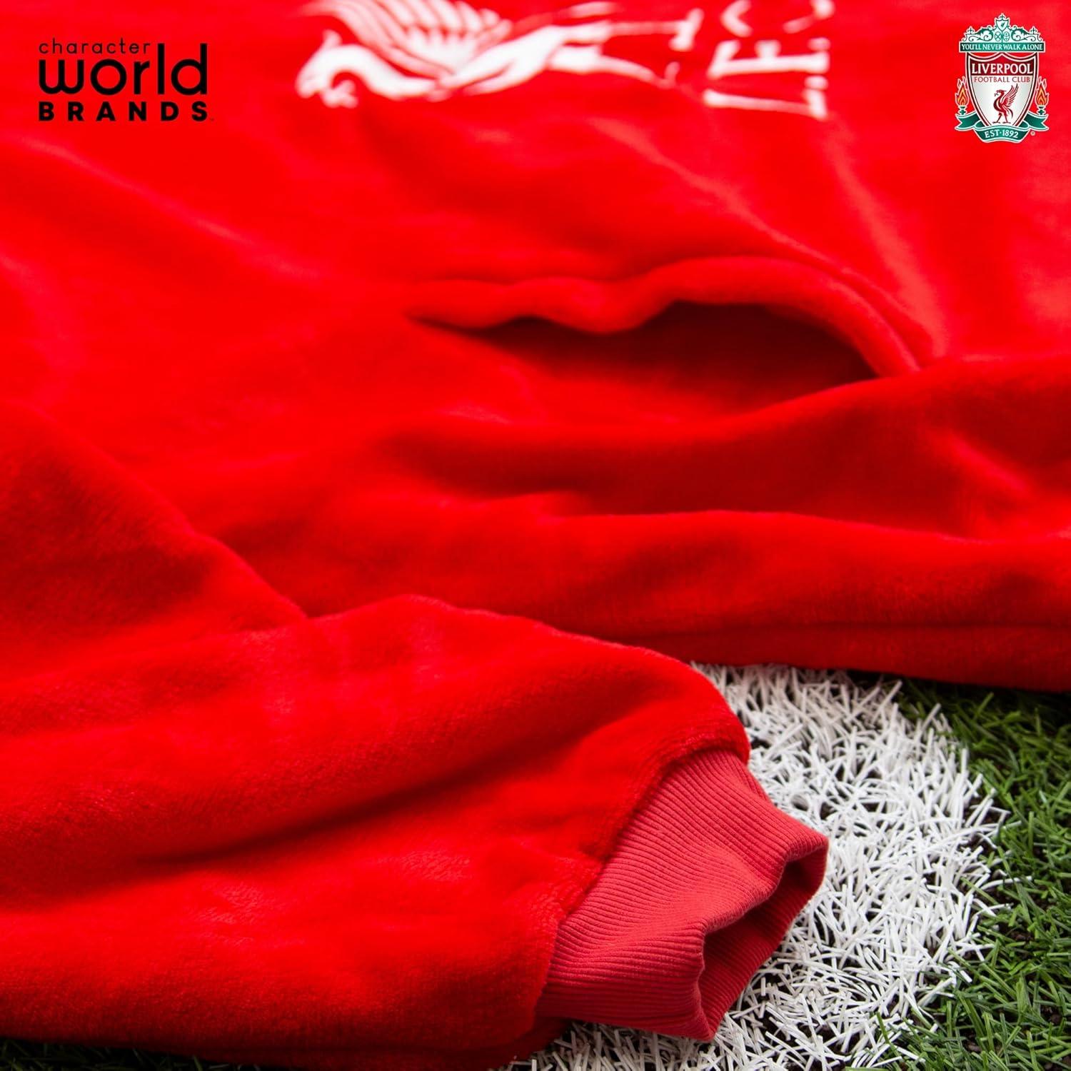 Hugzee Ropa con Capucha Liverpool FC Premium Forrada Sherpa