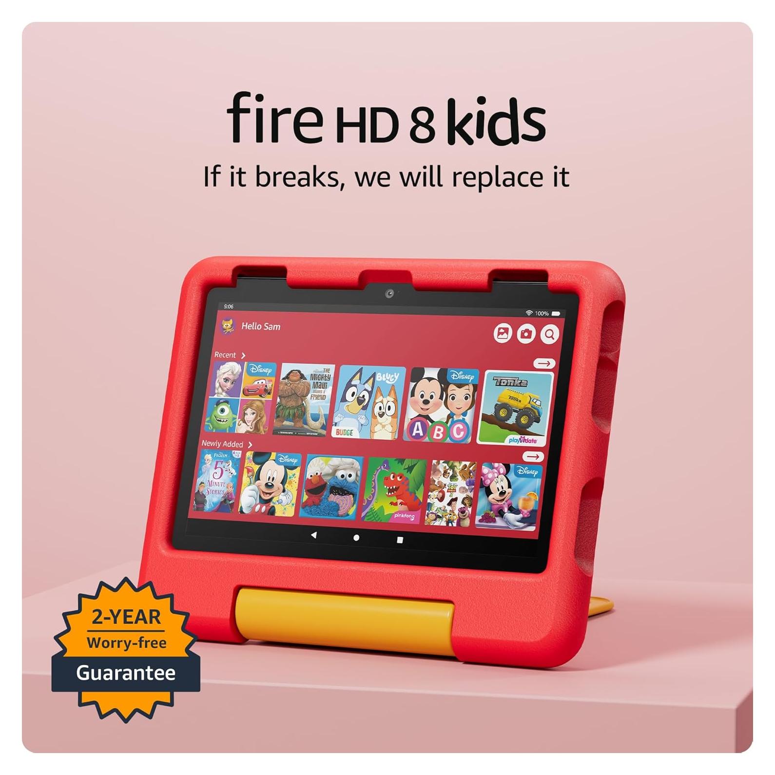 Tableta Amazon Fire HD 8 Kids 32GB Disney Pixar Cars 2024