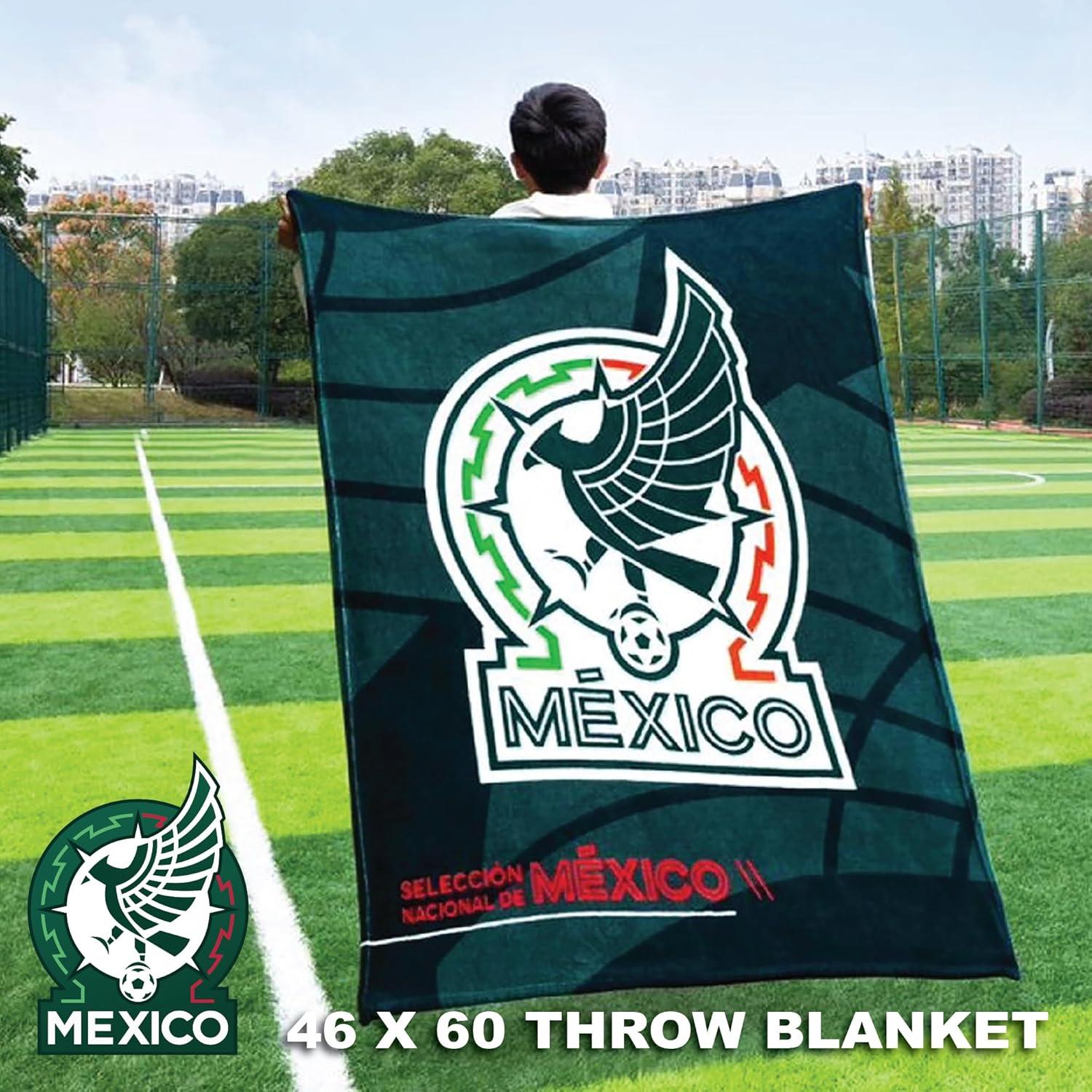 Manta de Sofá Oficial del Equipo Nacional de México 152.4x116.8 cm