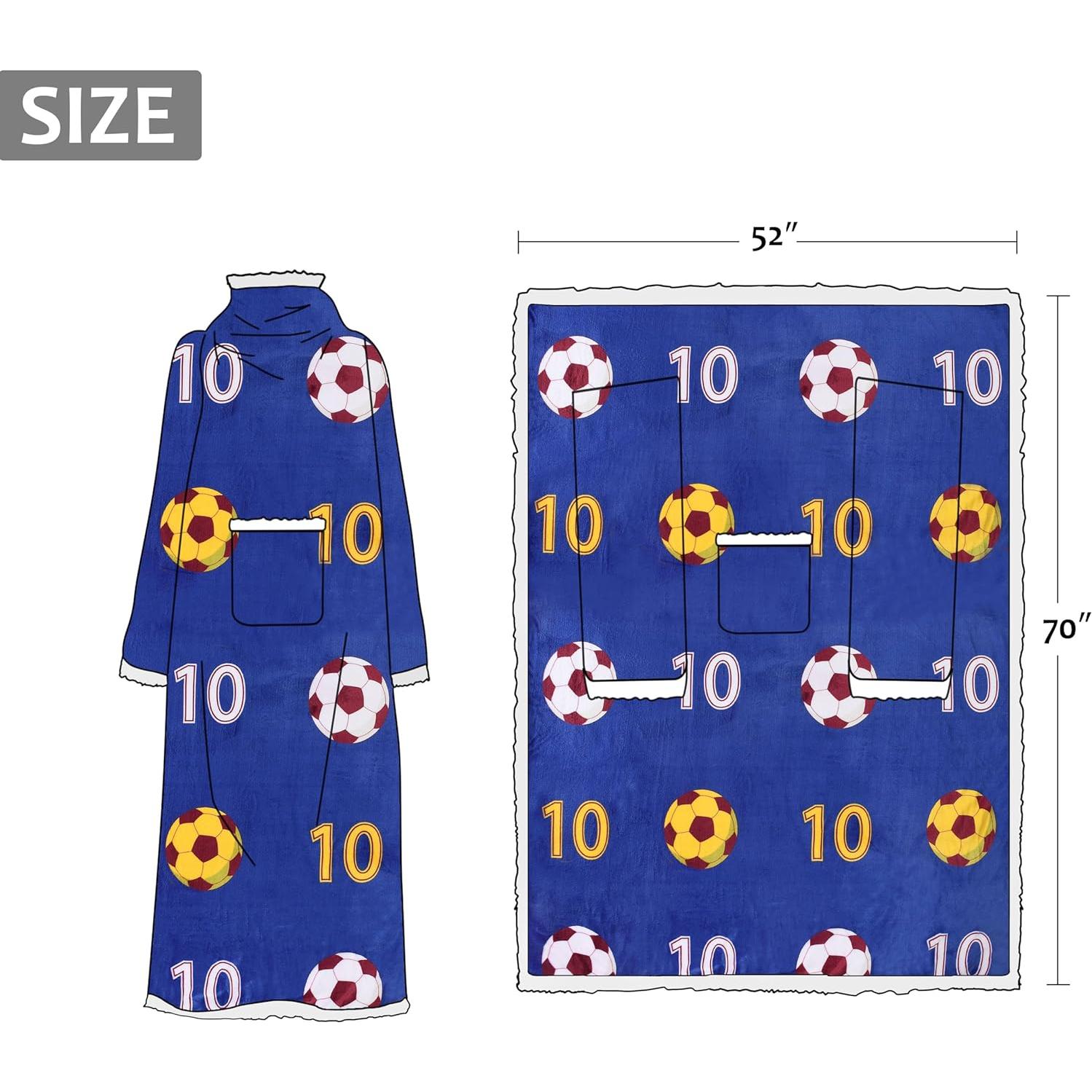 Manta Ponible Catalonia de Sherpa con Mangas Azul 1.56kg