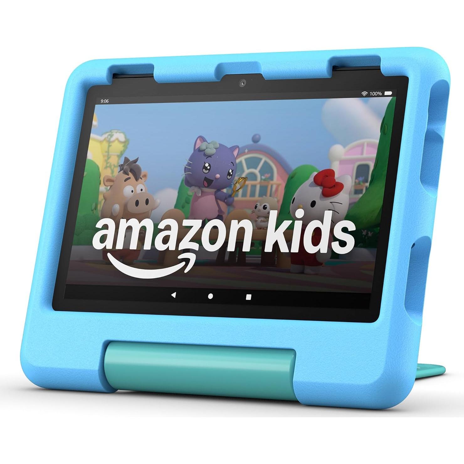 Tableta Amazon Fire HD 8 Kids 2024 | 4GB RAM, 64GB, Azul