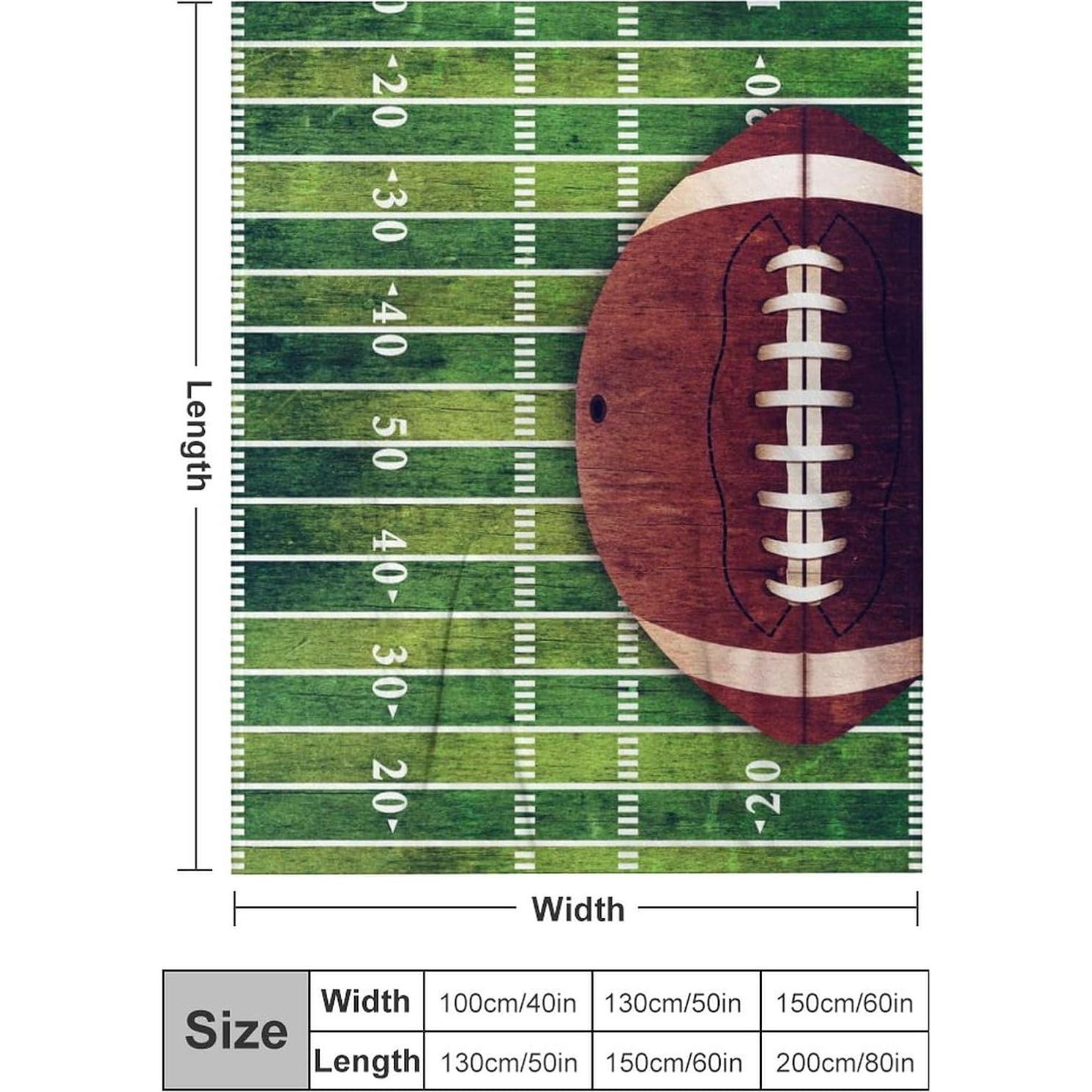 Manta de Lanzar Chayber Fútbol 127x102cm Suave y Cálida