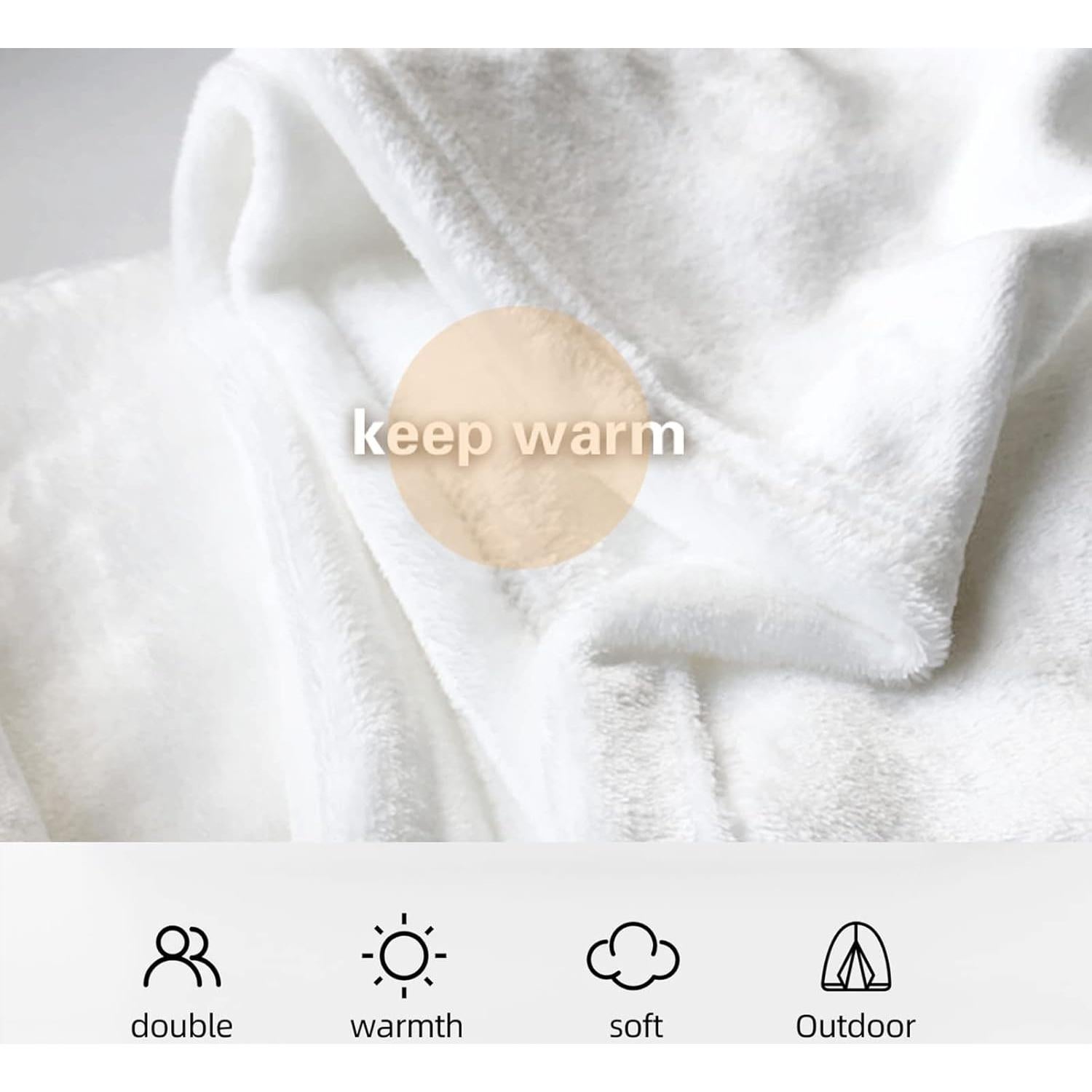 Manta de Franela Suave SUNUAN 127x102cm Diseño Fútbol