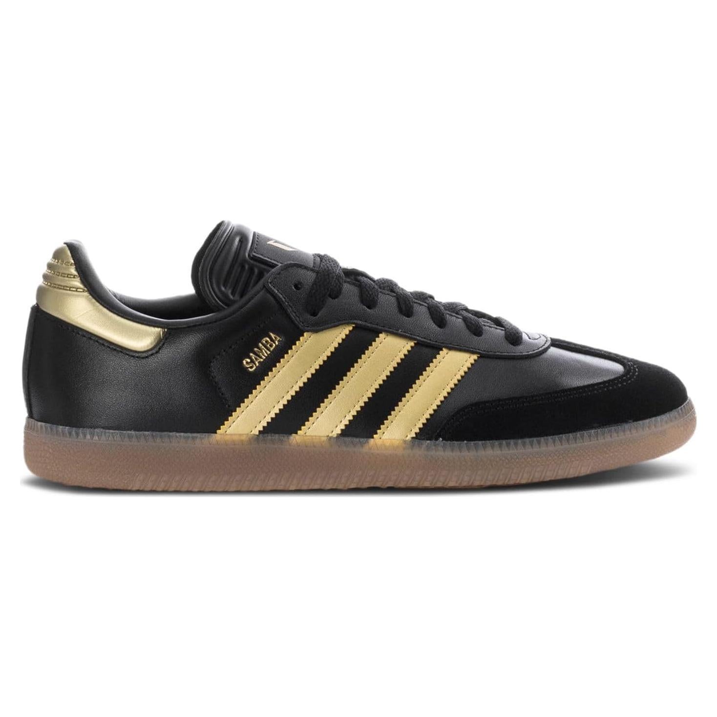 Zapatillas para hombres Adidas Lionel Messi X Samba, Negro/Dorado, Talla 44